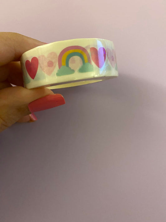 Big Roll of Rainbow Washi Tape