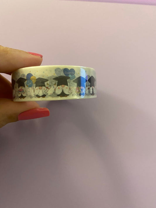 Big Roll of Graduation Gnomes Washi Tapes