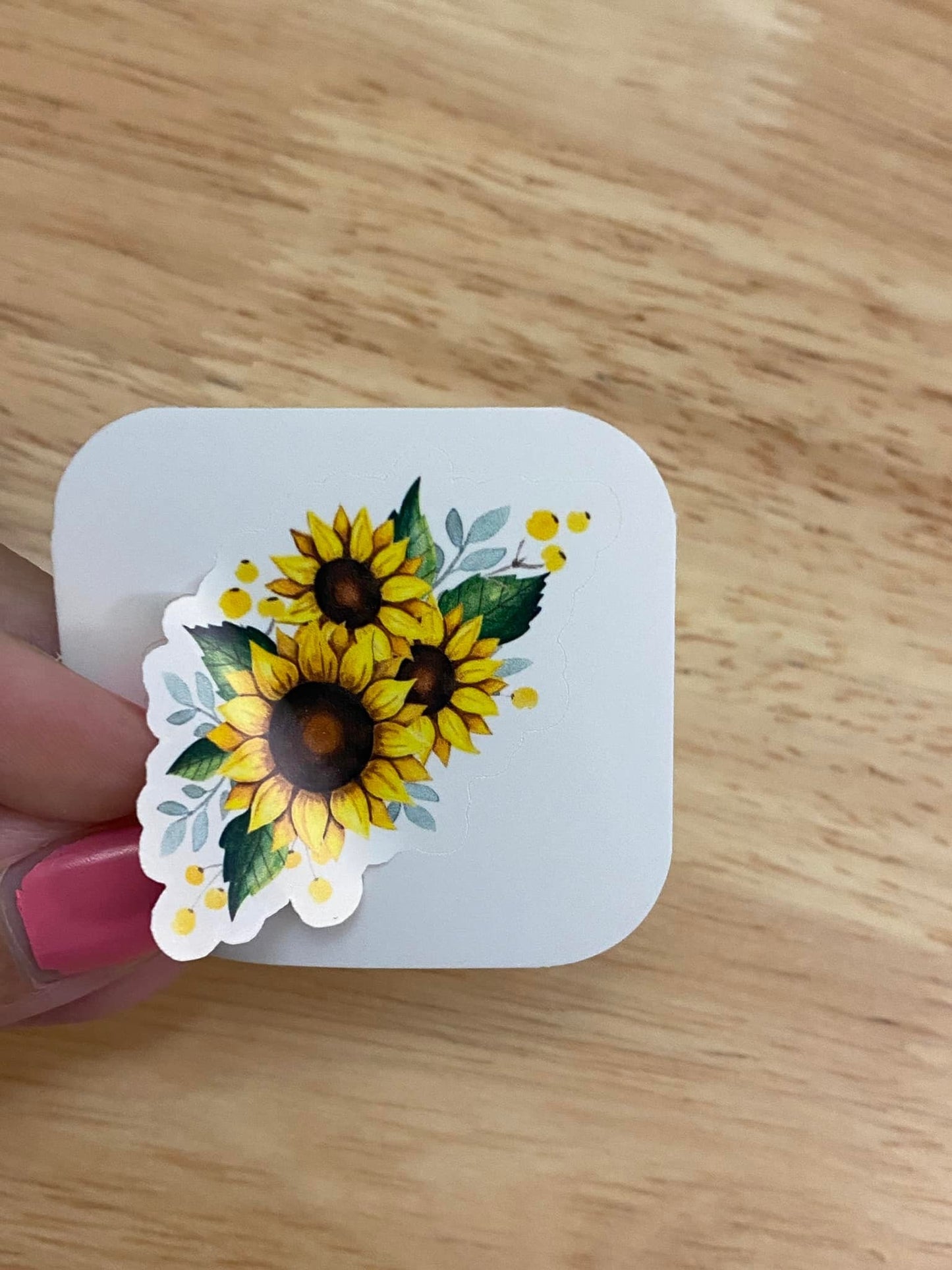 Sunflower Sticker, Corner Sticker, flower sticker, sunflowers, banquet floers