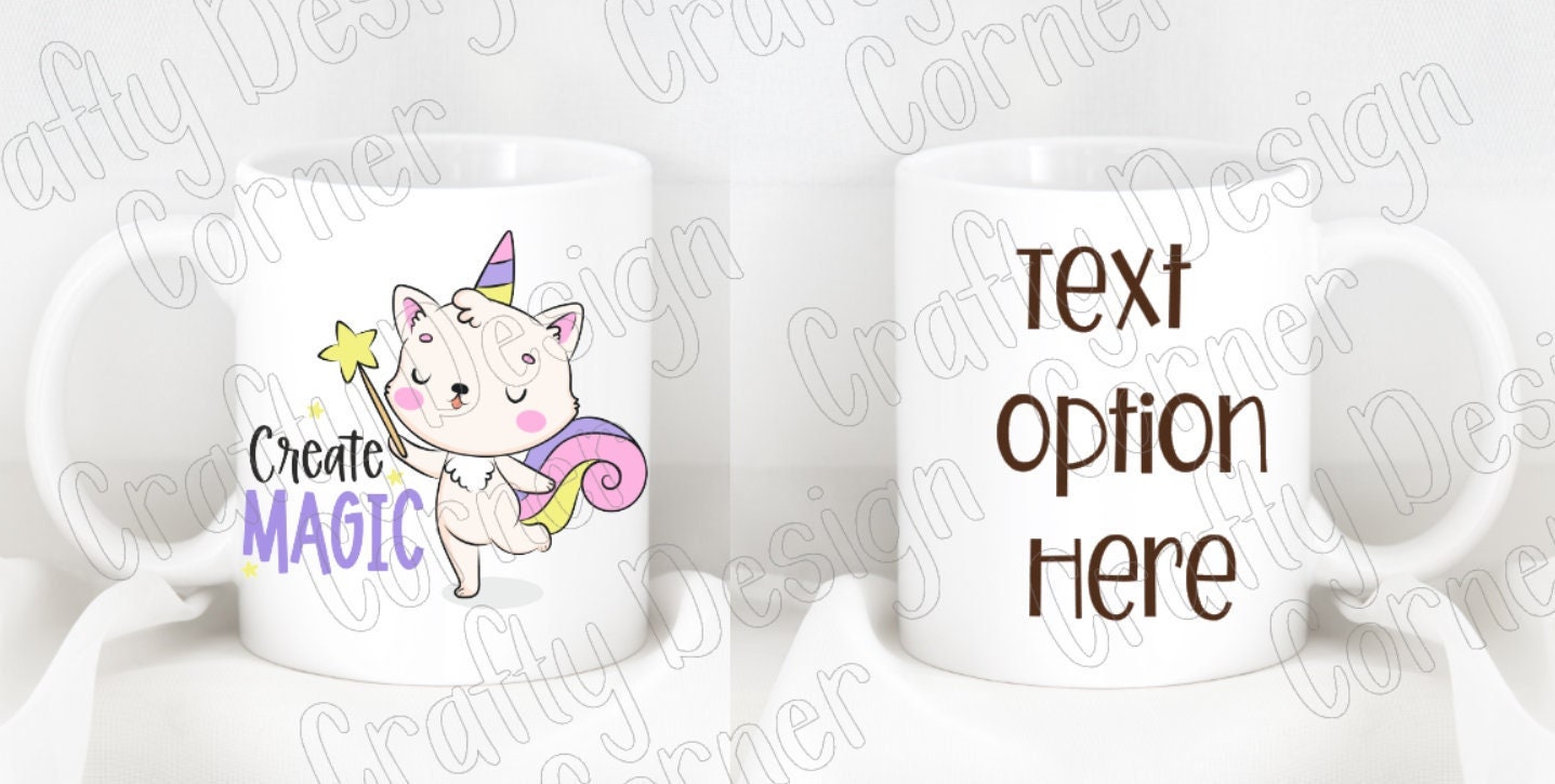 Creative Magic Unicorn Cat mug