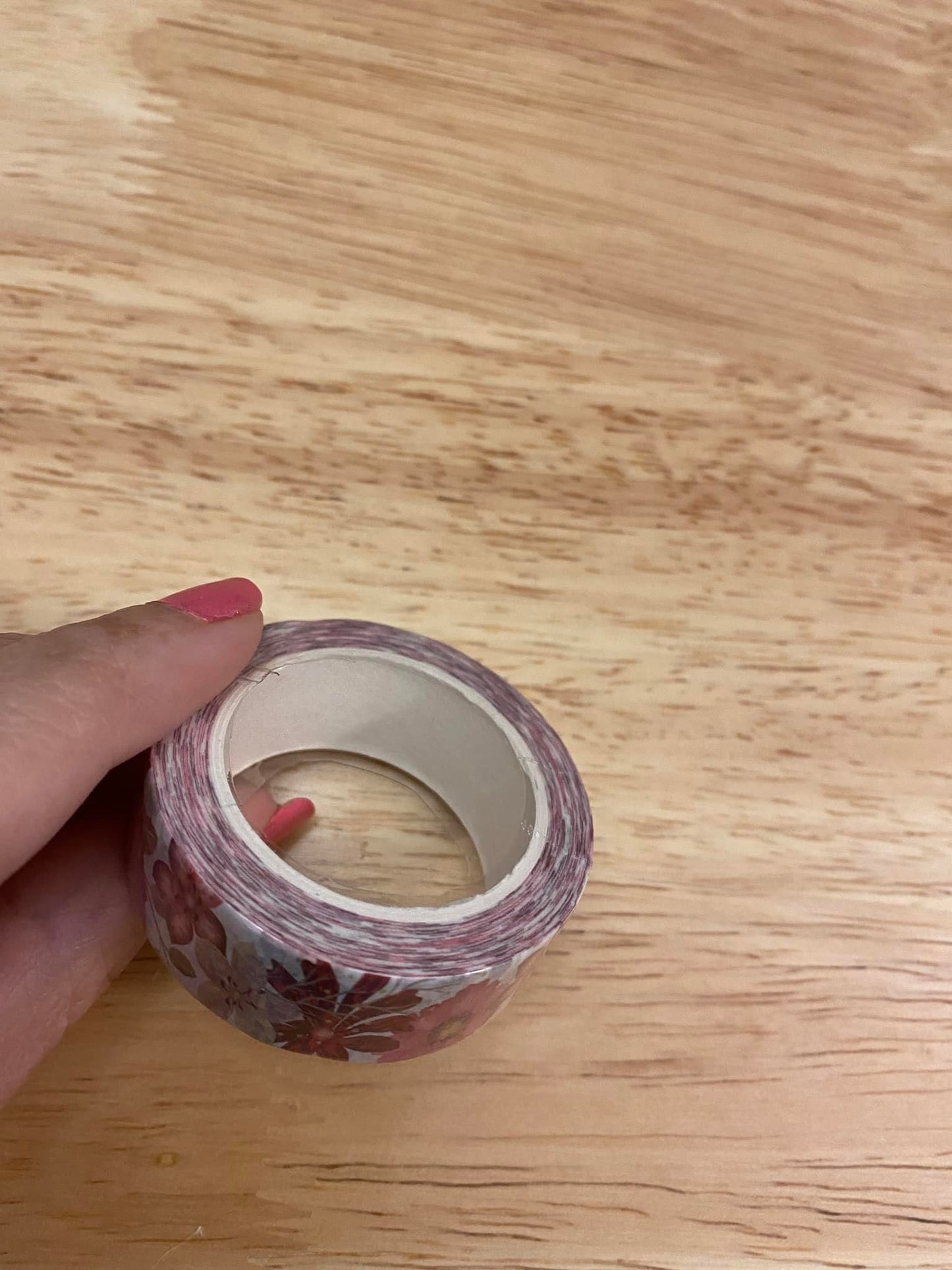 Big Roll of Bright Spring Flowers Washi Tape