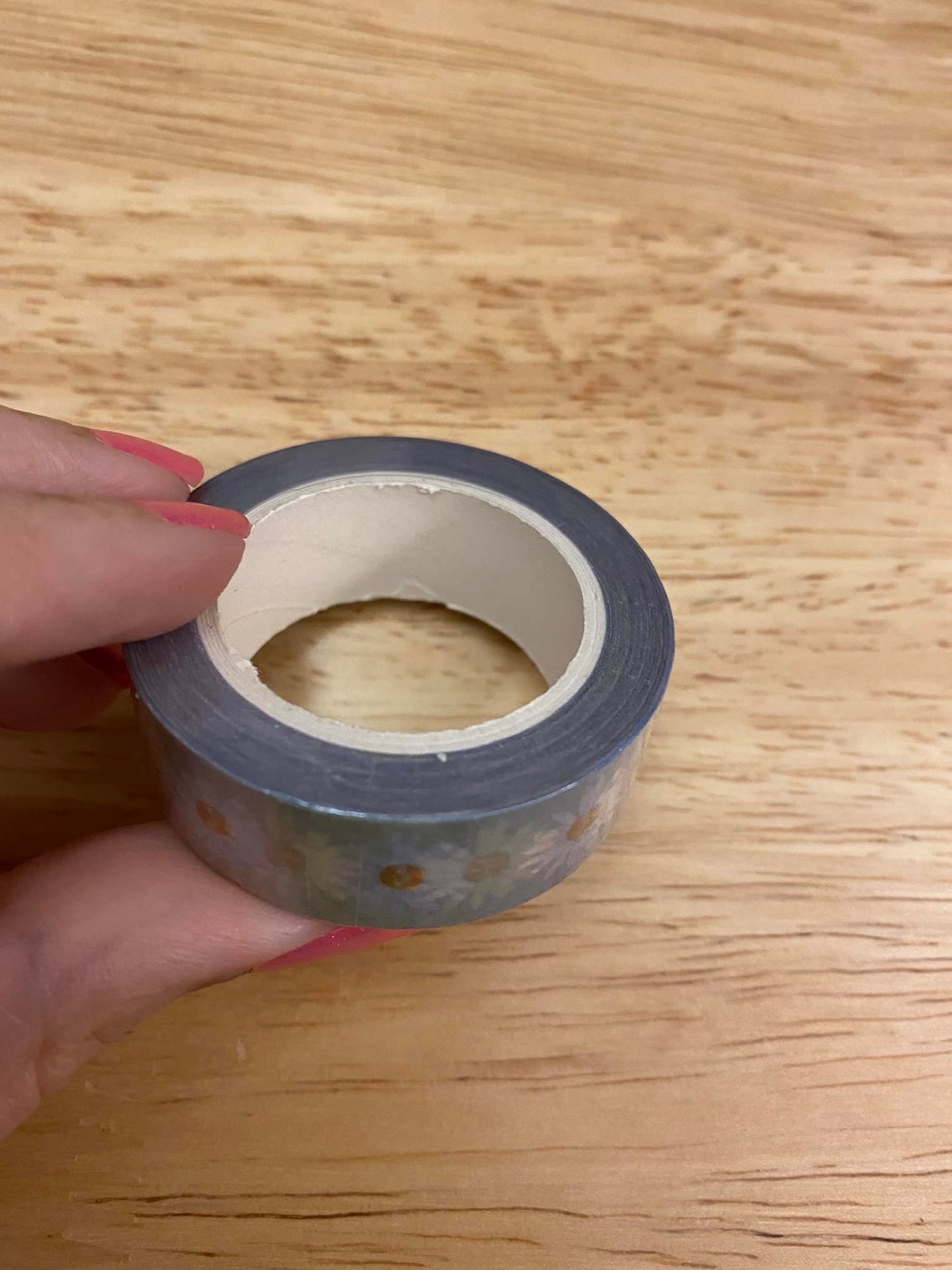 Big Roll of Ombre Dasiy Flowers Washi Tape