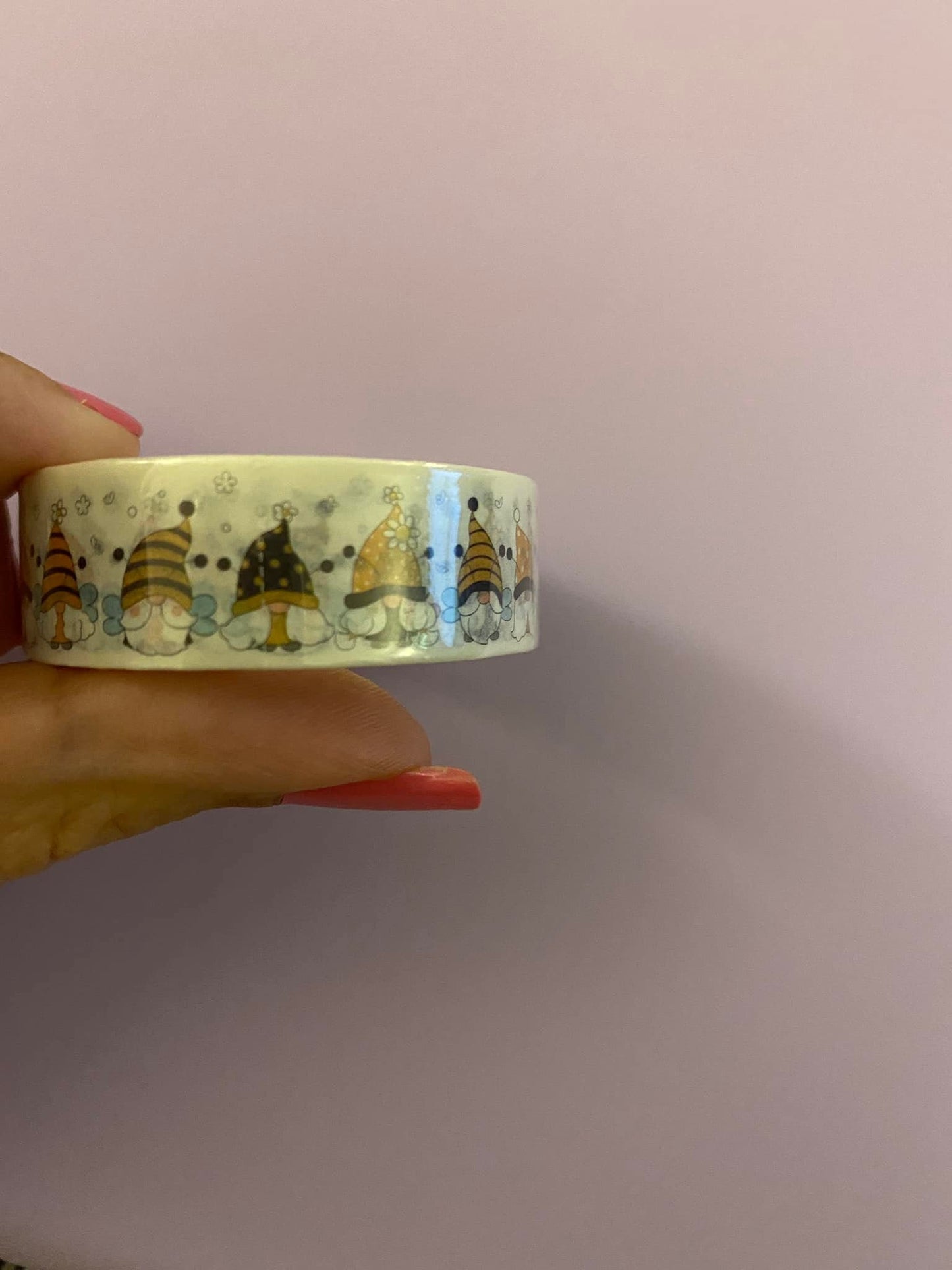 Big Roll of Bee Gnomes Washi Tape
