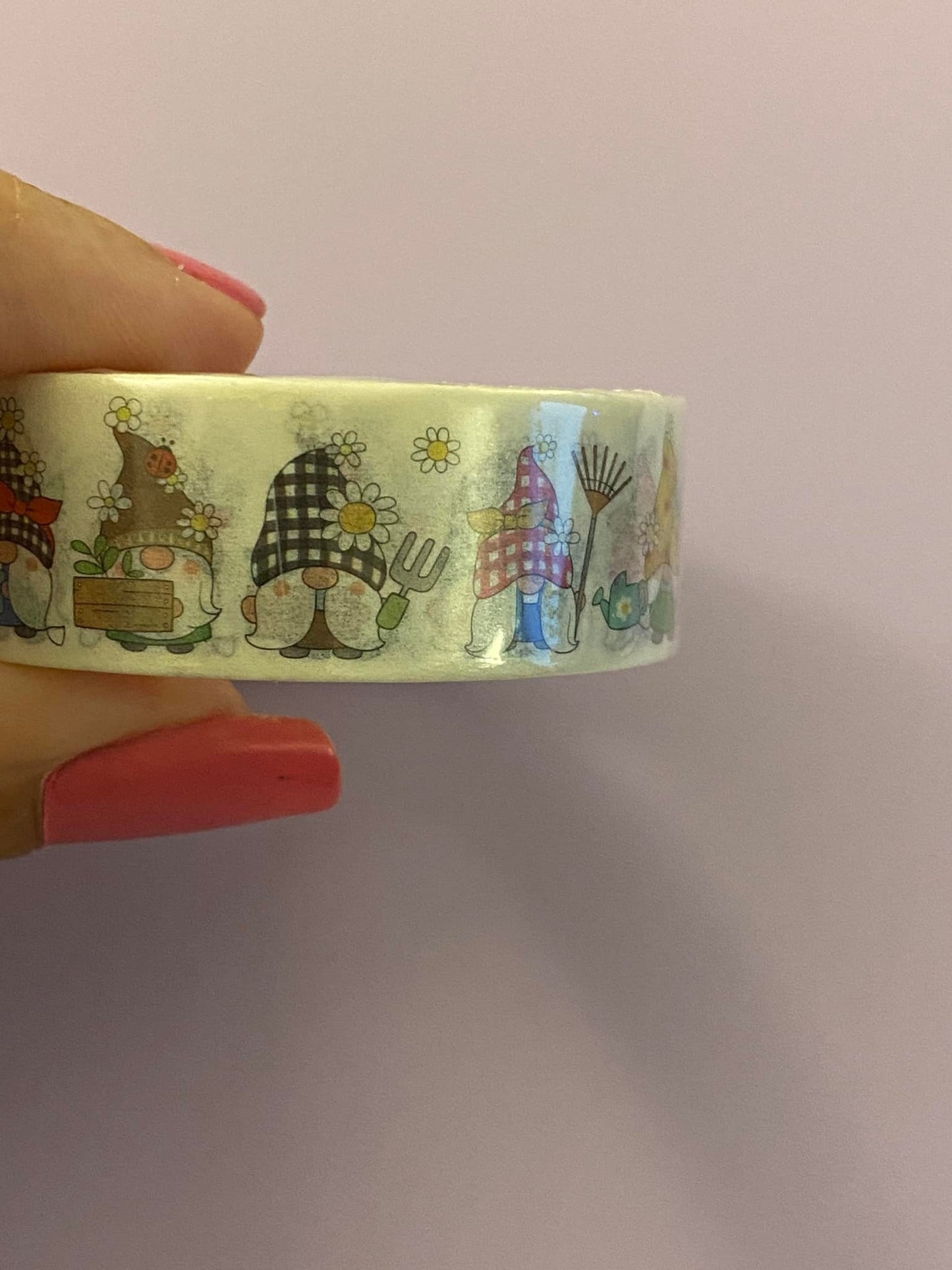 Big Roll of Garden Gnomes with Sunflowers Washi Tapes