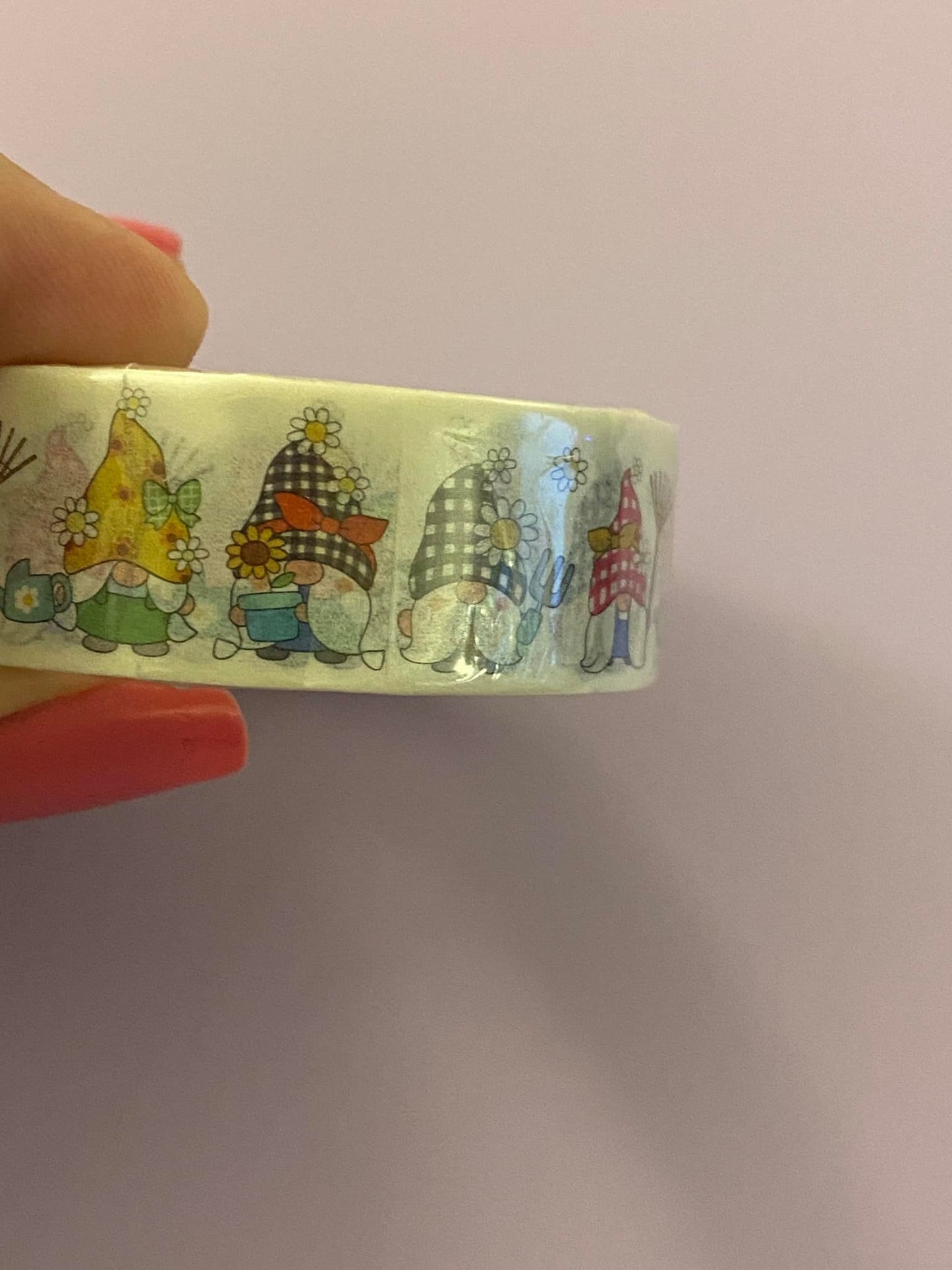Big Roll of Garden Gnomes with Sunflowers Washi Tapes