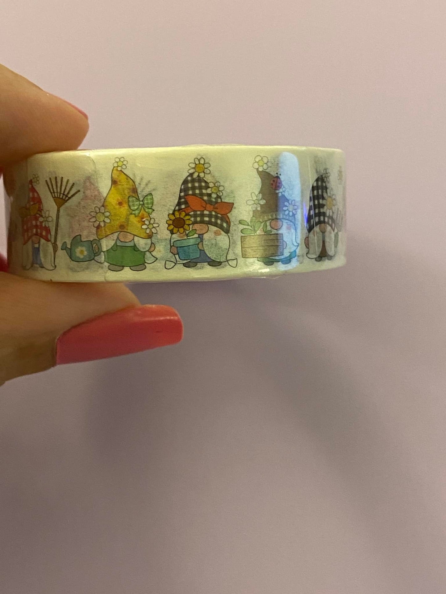 Big Roll of Garden Gnomes with Sunflowers Washi Tapes