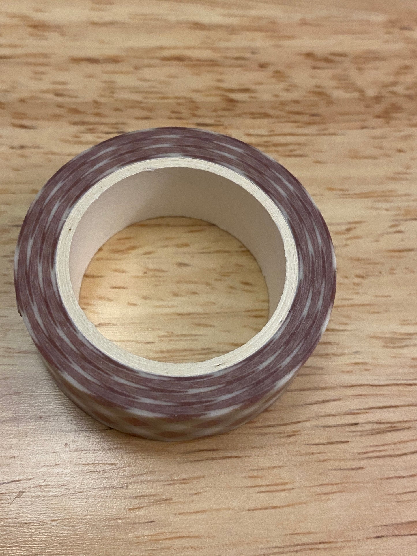 Big Roll of Pink Rose Gold Looking Grid Lattice Washi Tape
