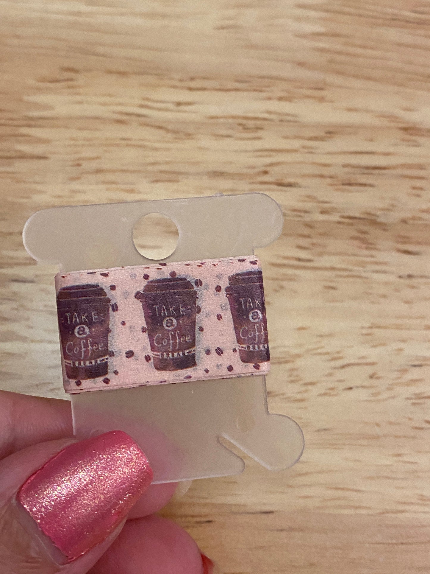 Single Sample of Beige Latte Washi Tape