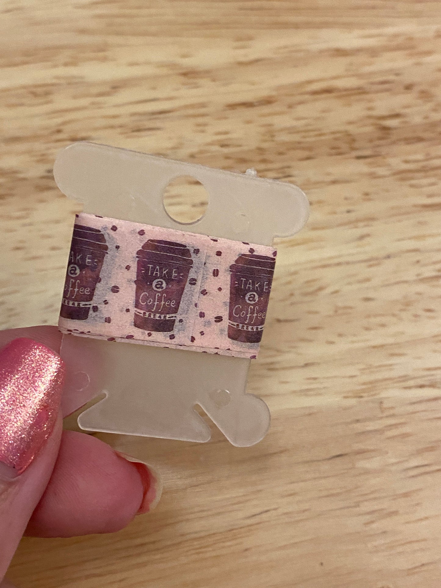 Single Sample of Beige Latte Washi Tape