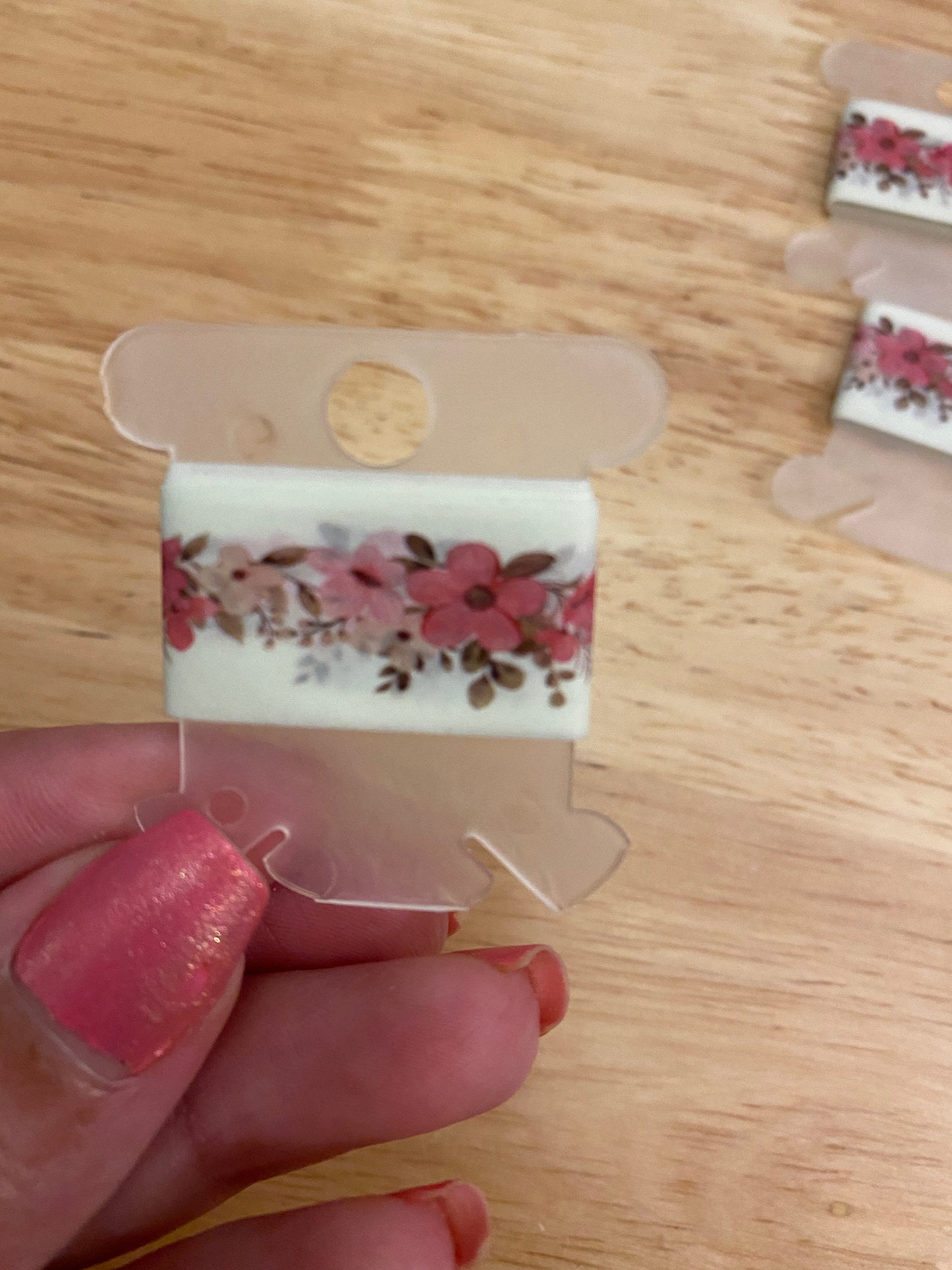 24" Washi Tape Card of Floral Arrangement Flowers Washi Tape