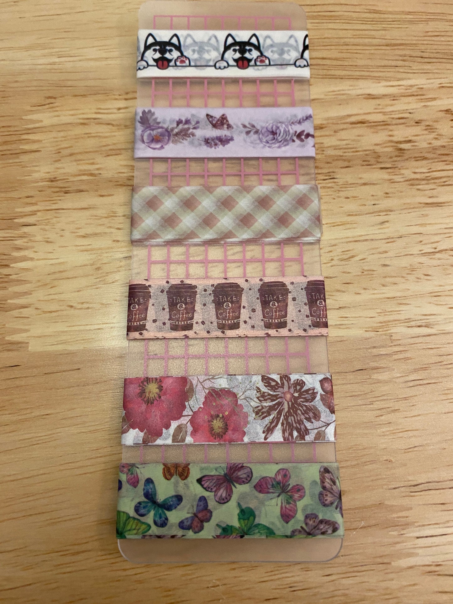 Mix of 6 Different Washi Tapes