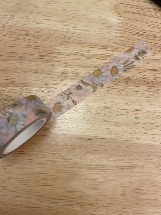 Big Roll of Dasiy Flowers Washi Tape