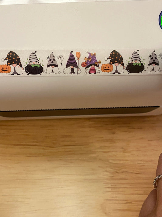 Big Roll of Halloween Gnomes Washi Tape