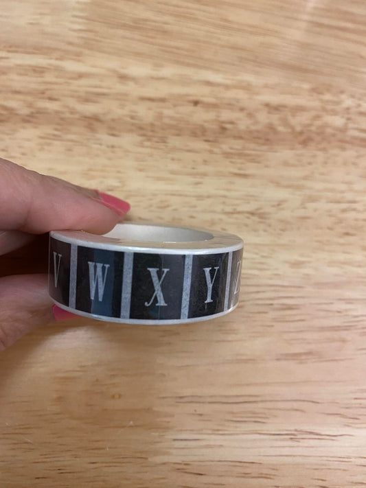 Big Roll of ABC Alphabet Washi Tape