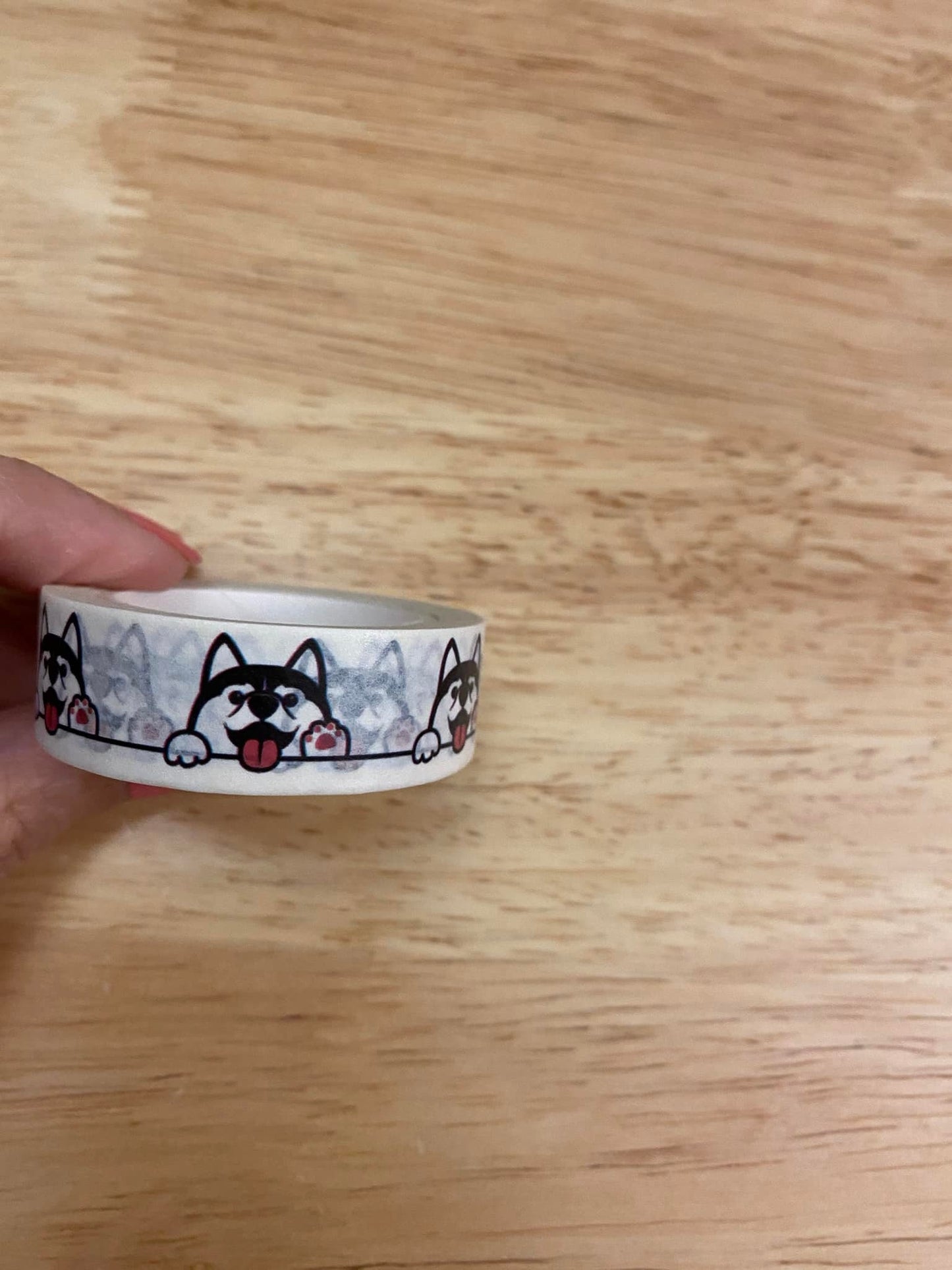 Big Roll of Dog Washi Tape