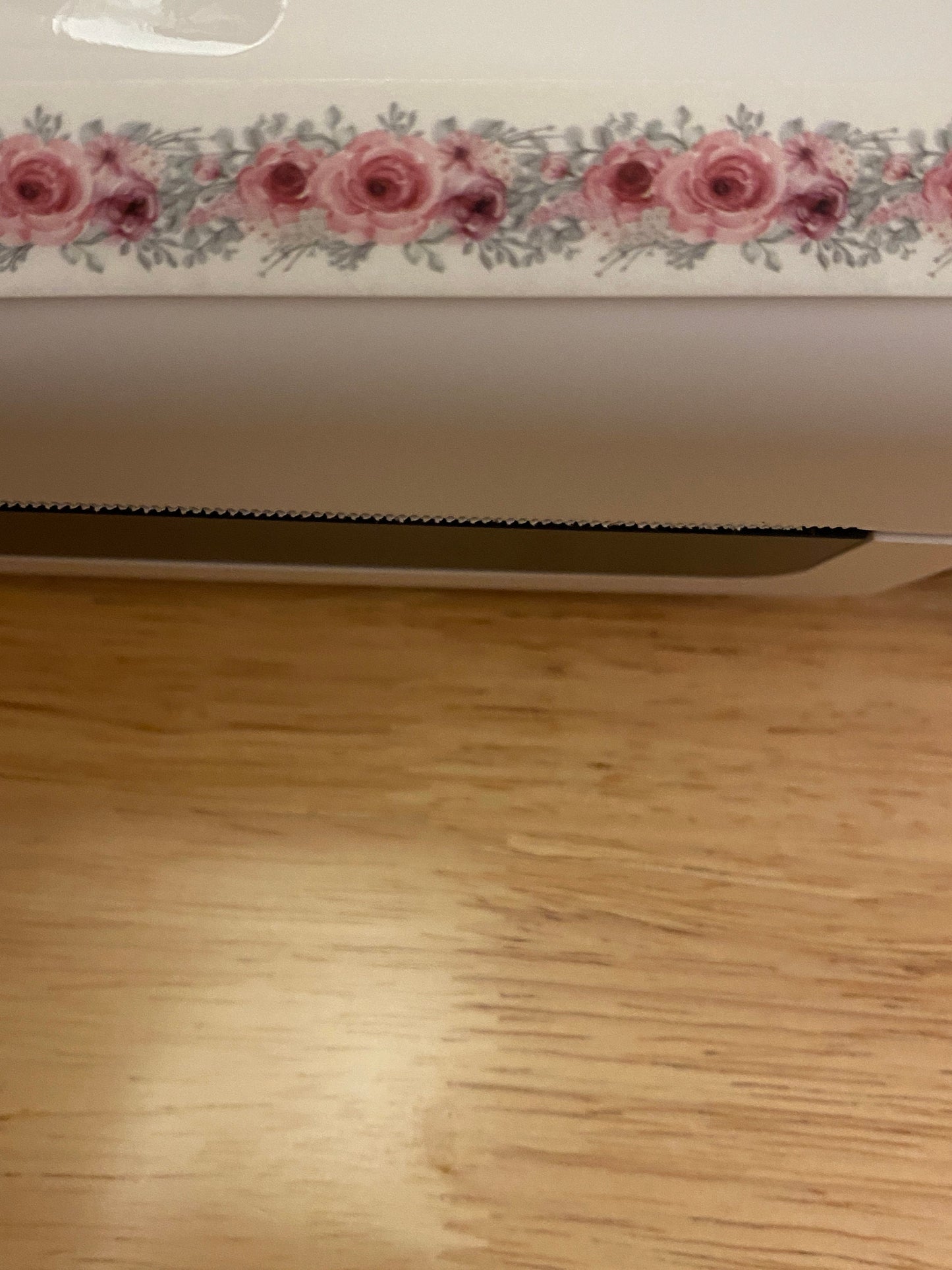 Big Roll of Red Flowers Floral Washi Tape