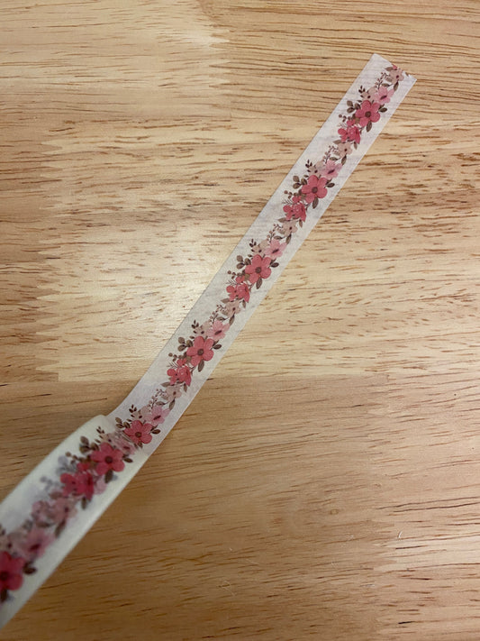 Big Roll of  Floral Arrangement Flowers Washi Tape