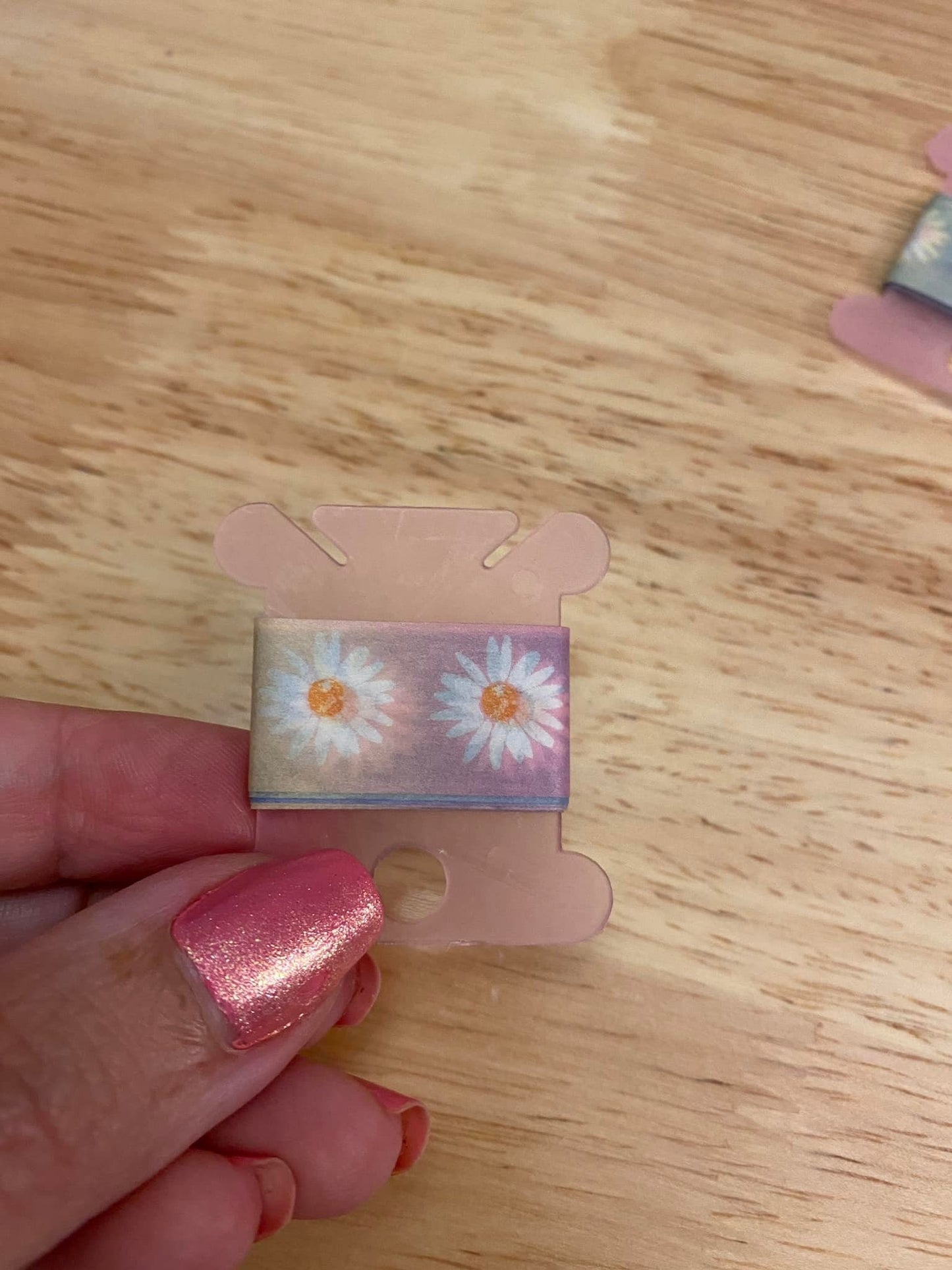 Sample Card of Ombre Dasiy Washi Tape