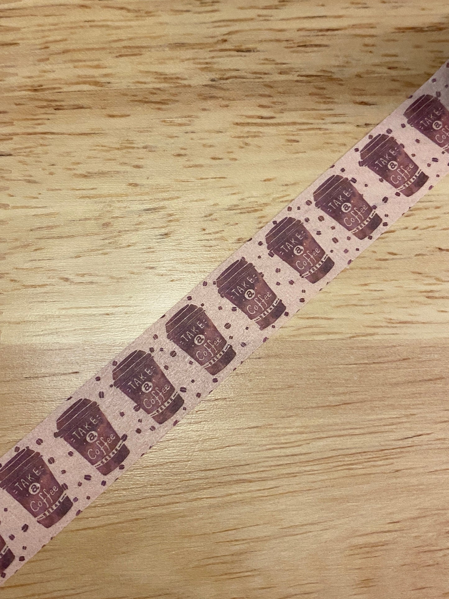 Single Sample of Beige Latte Washi Tape
