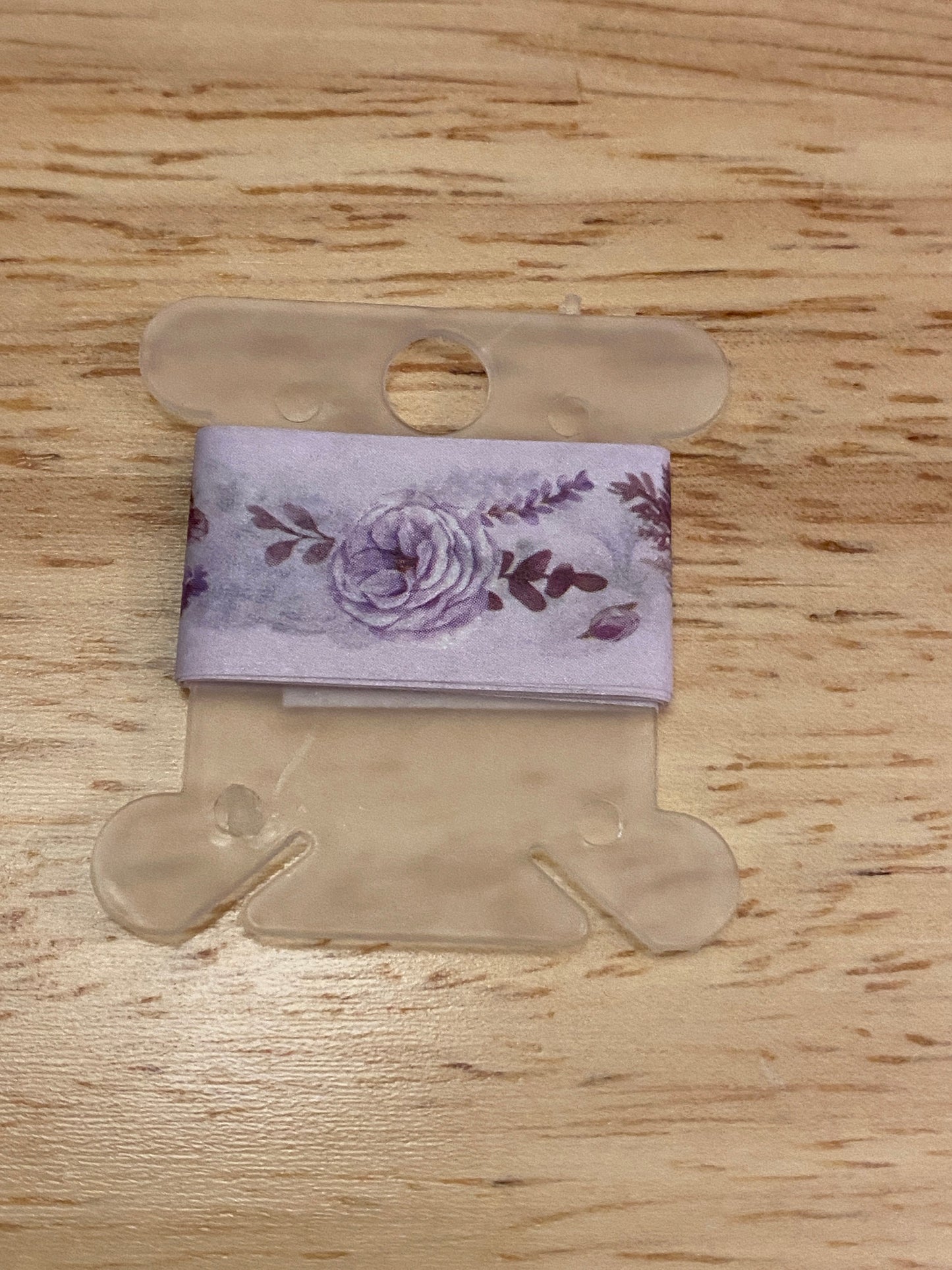24" Washi Tape Card of Purple Floral Washi Tape