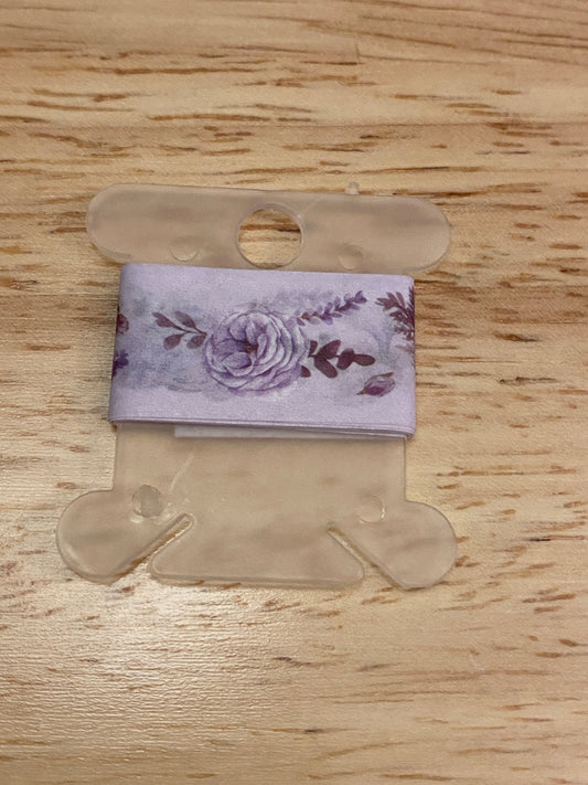 24" Washi Tape Card of Purple Floral Washi Tape
