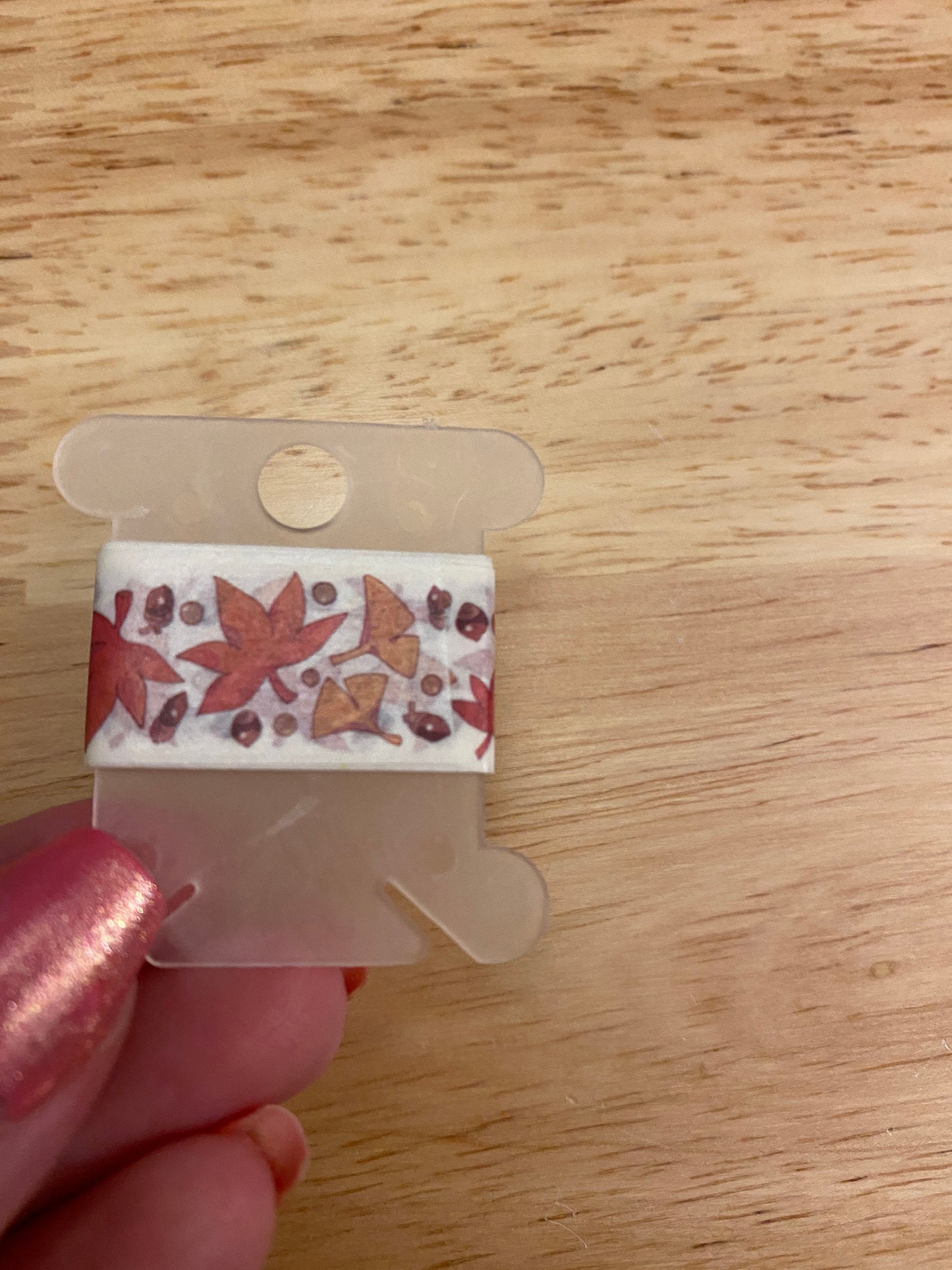 24" Washi Tape Card of Autumn Leaves Washi Tape