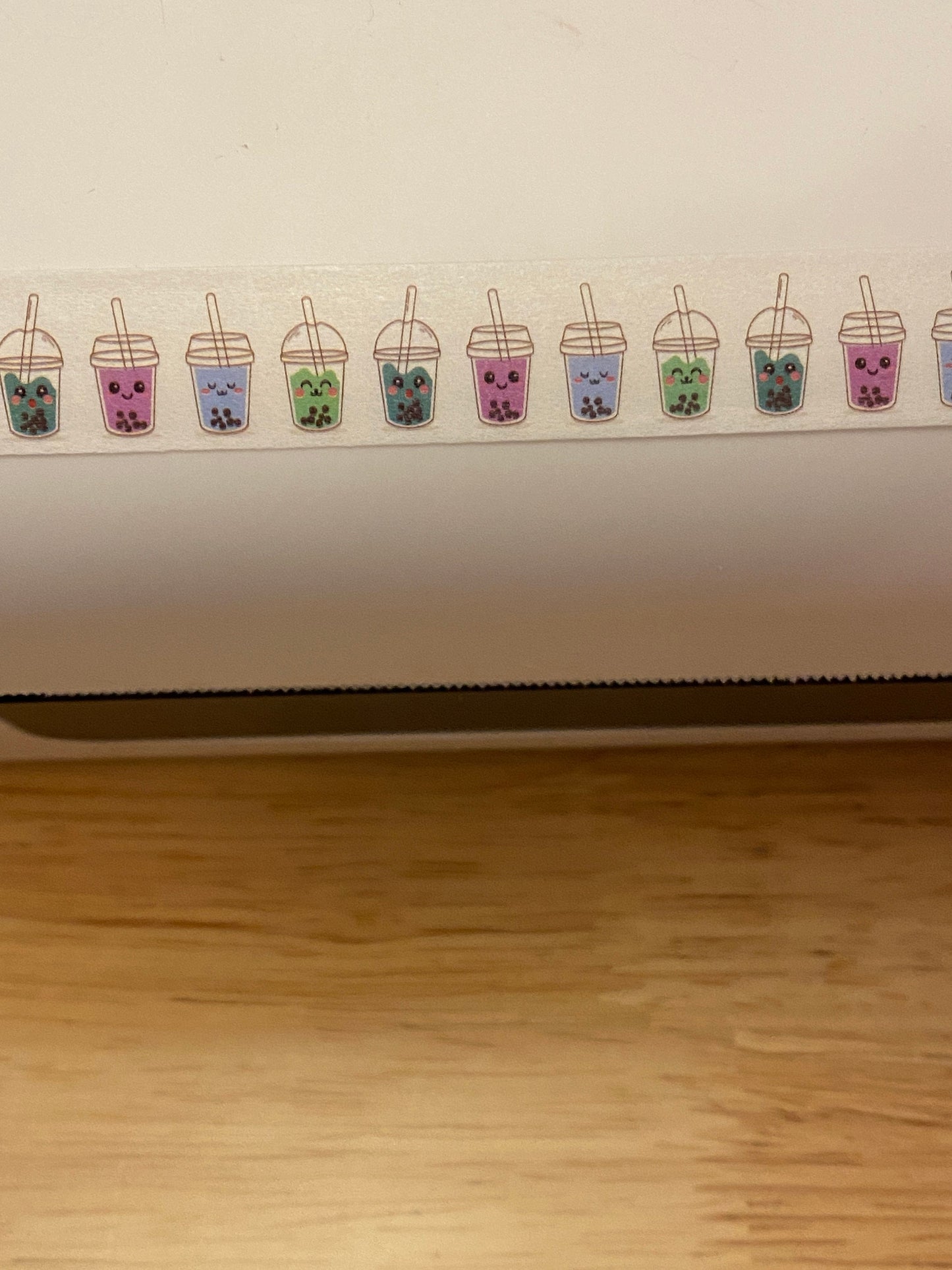 Single Sample Multi Colored Boba Tea Washi Tape