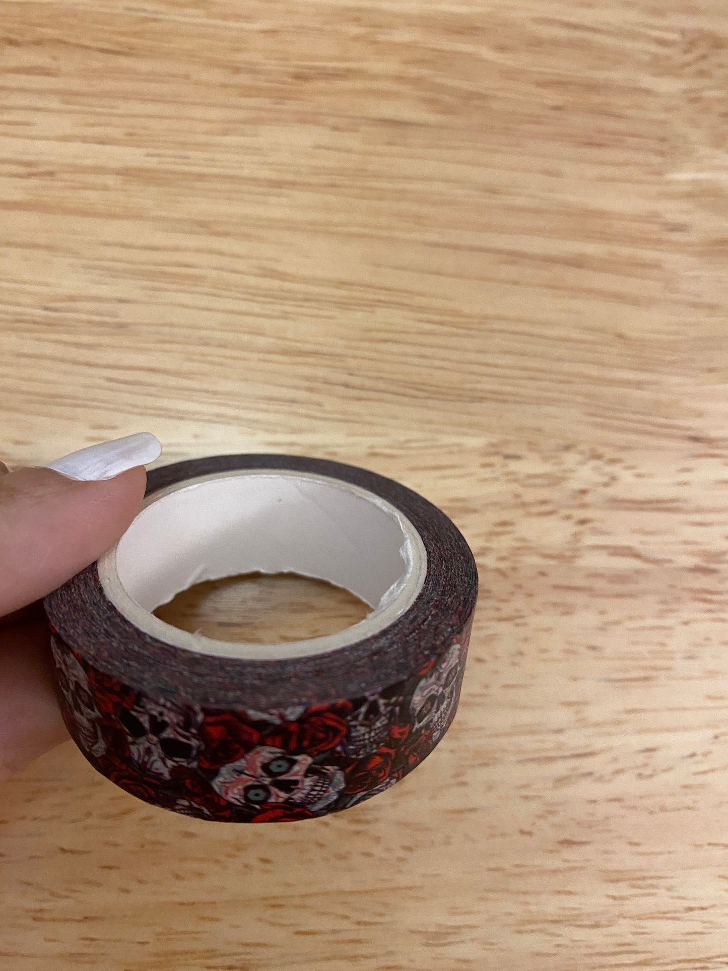 Big Roll of Roses and Skulls Tape