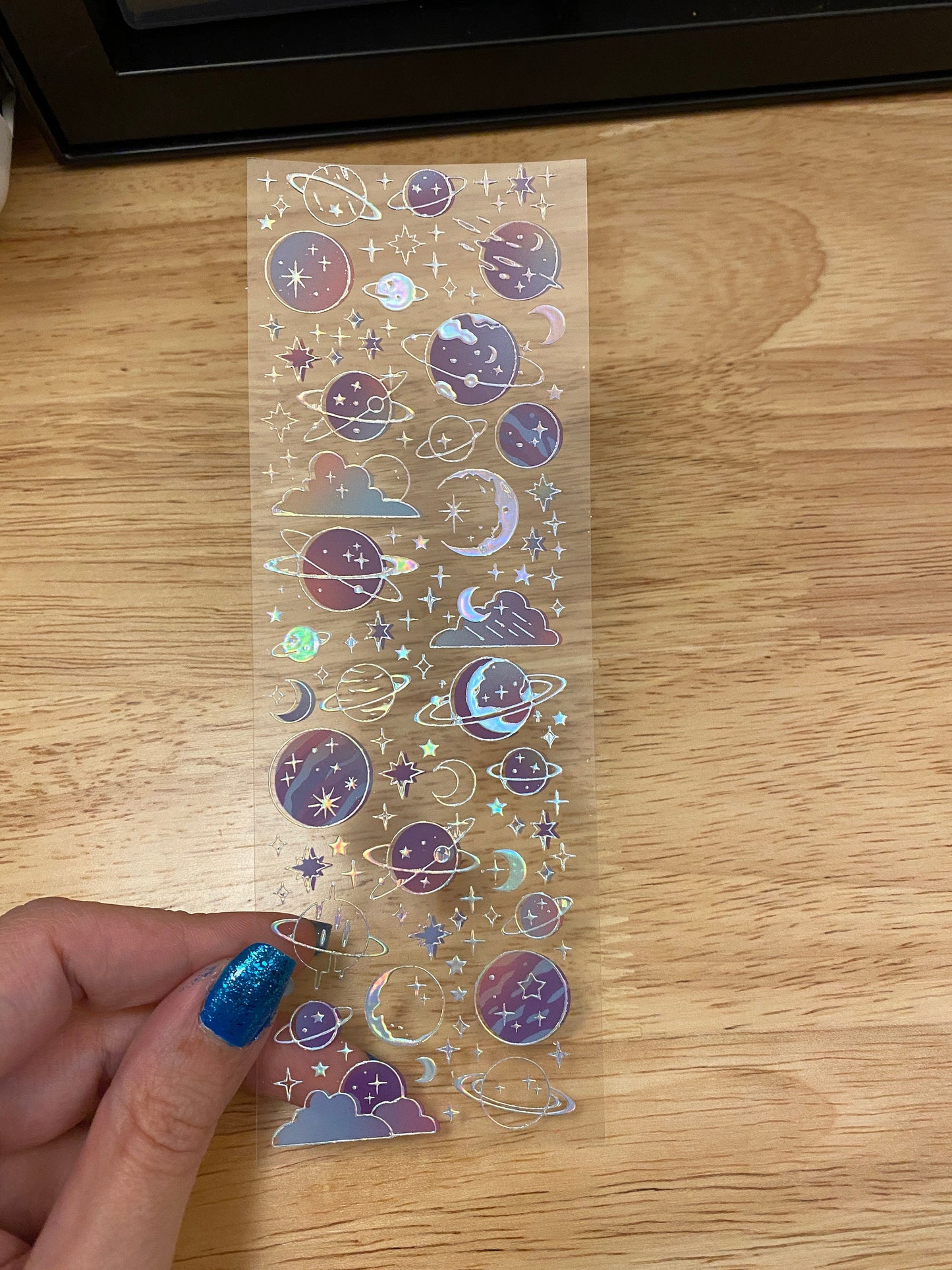 PET Washi Tape Moon