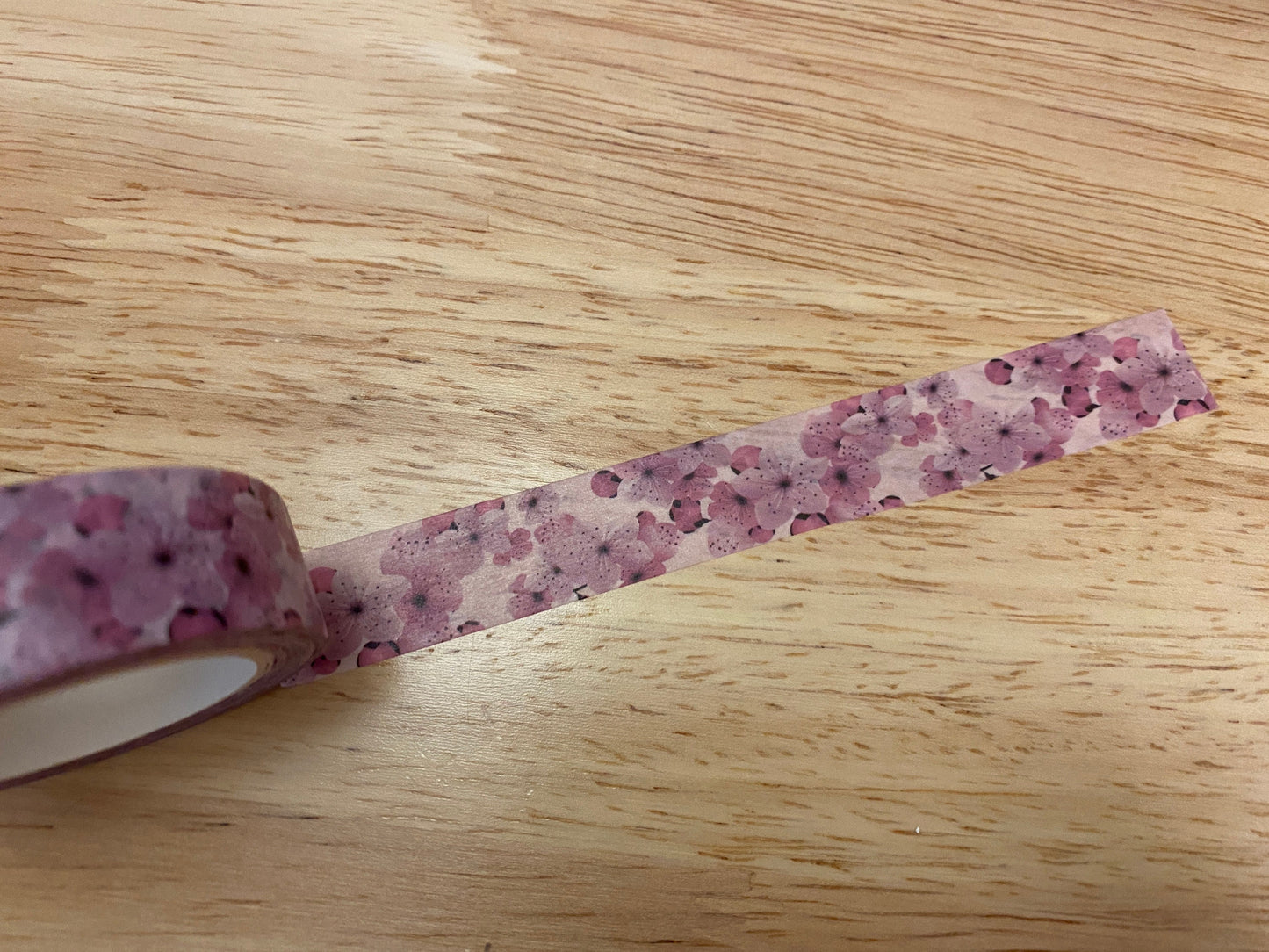 Big Roll of Cherry Blossoms Washi Tape, Sakura Washi Tape roll, Adhesive Masking Tapes, Cherry tree blossoms Washi tape,  Japanesee Flower