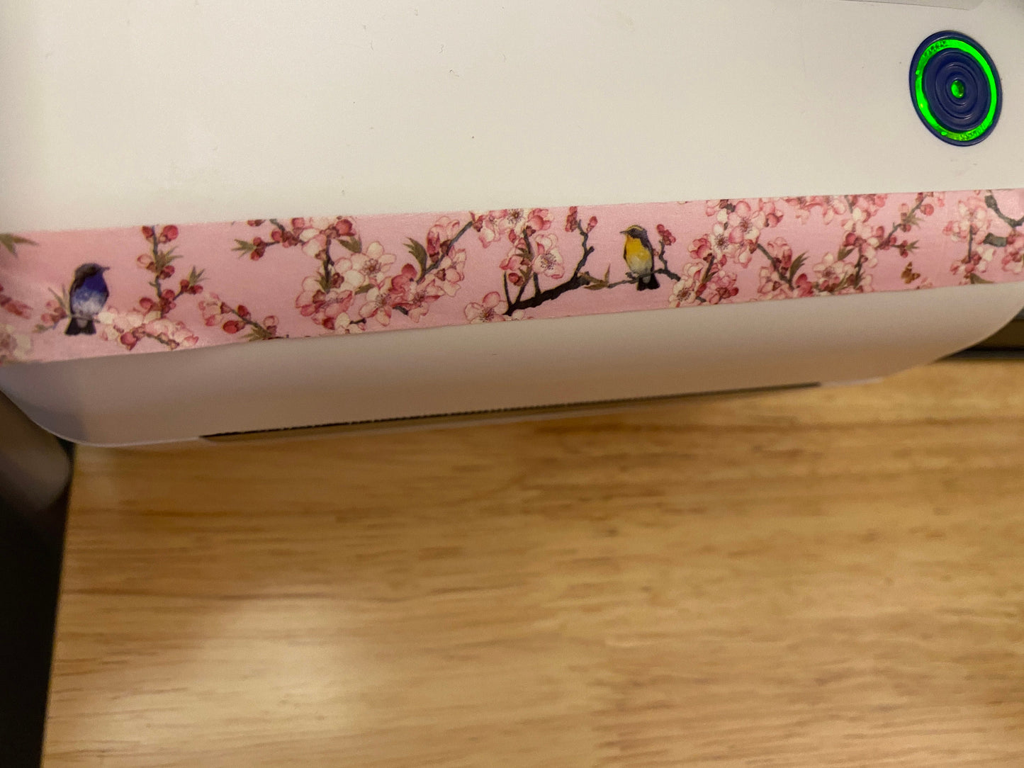Big Roll of Pink Tree with Birds Washi Tape
