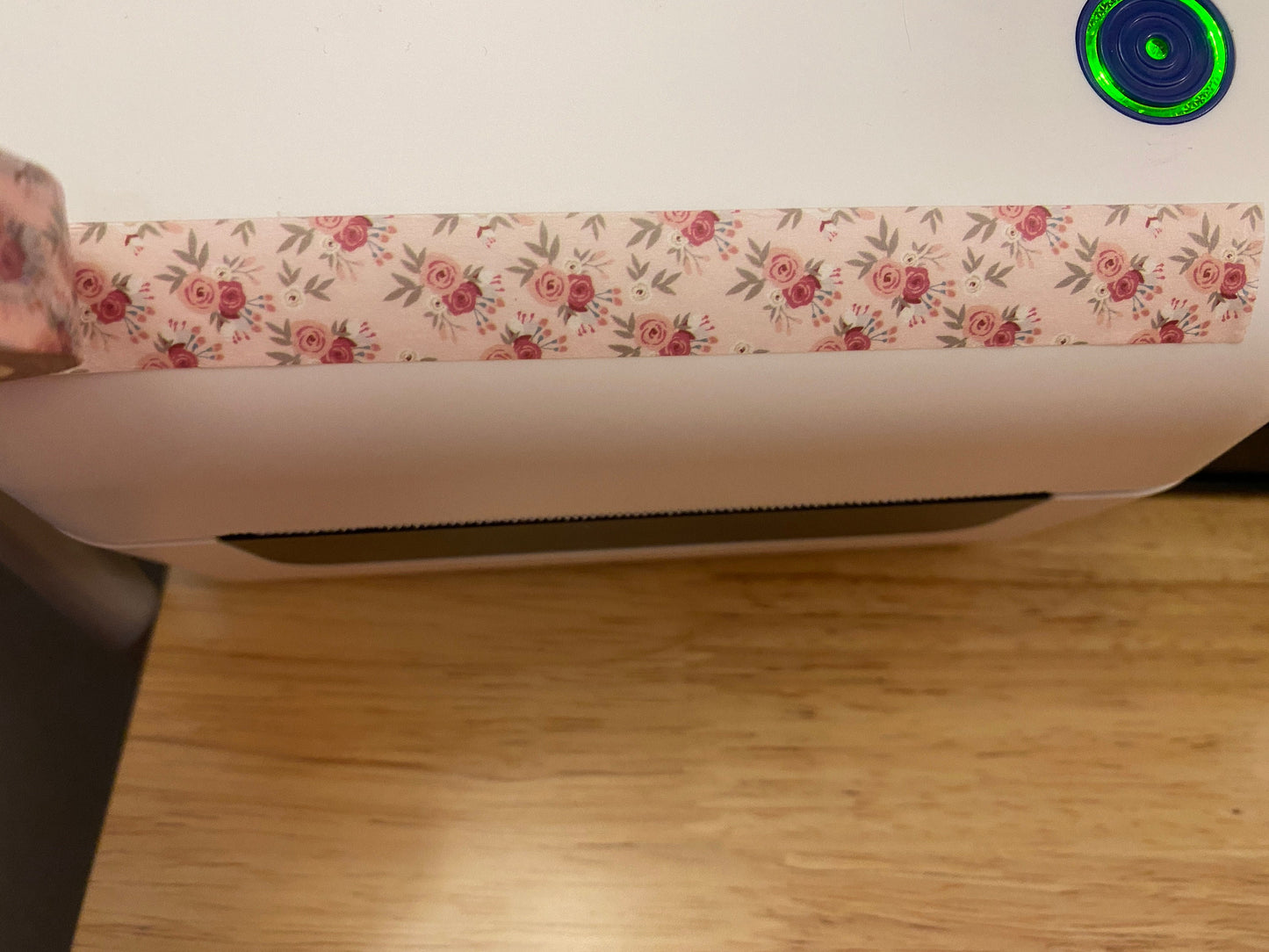 Big Roll of Dainty Pink Roses Washi Tape, Cute Roses Washi Tape roll, Adhesive Masking Tapes, Roses Washi Tape