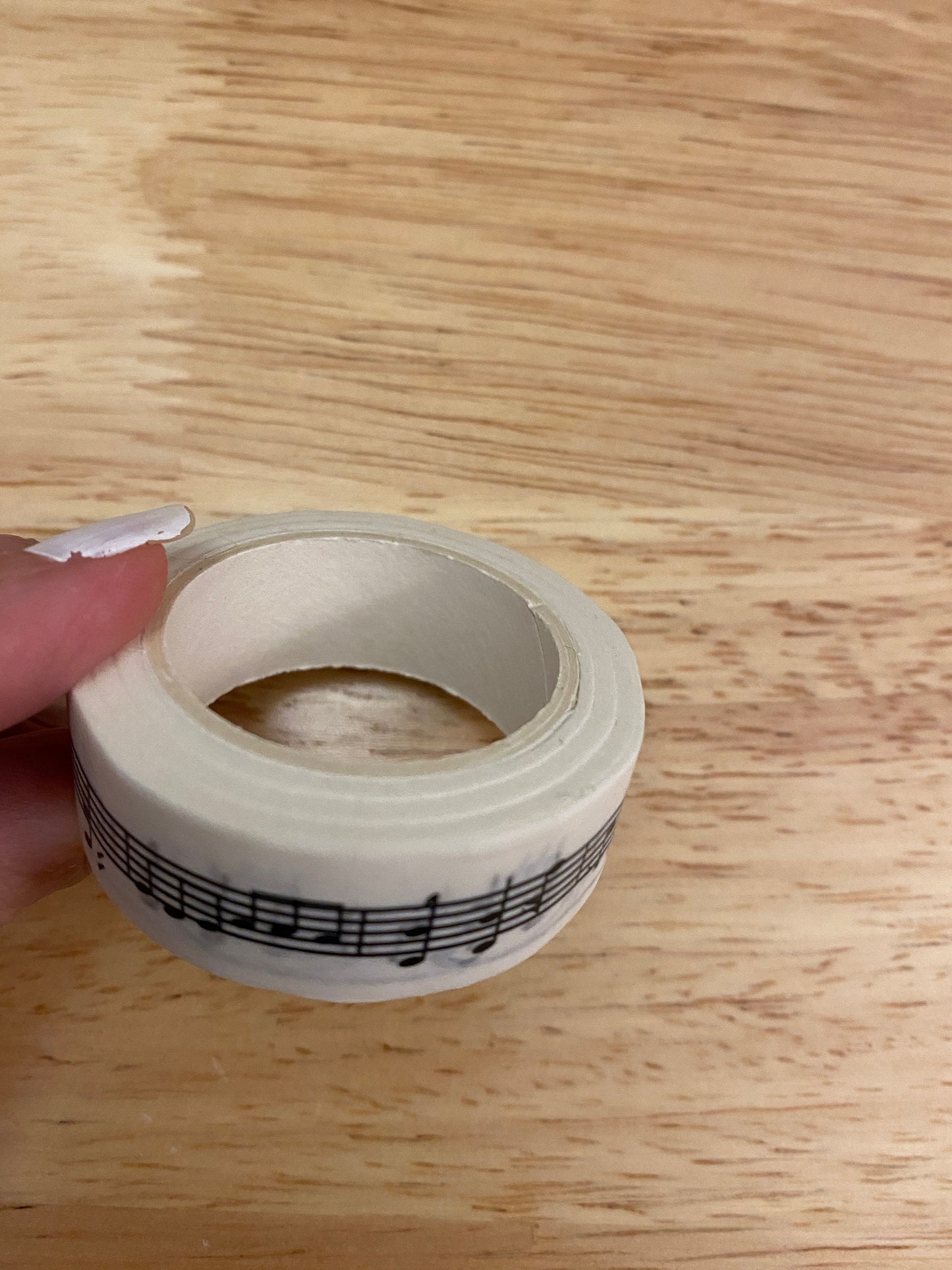Big Roll of Musical Notes on Sheet Washi Tape, Music Notes Washi Tape roll, Music Washi tape, Adhesive Masking Tapes | Music paper