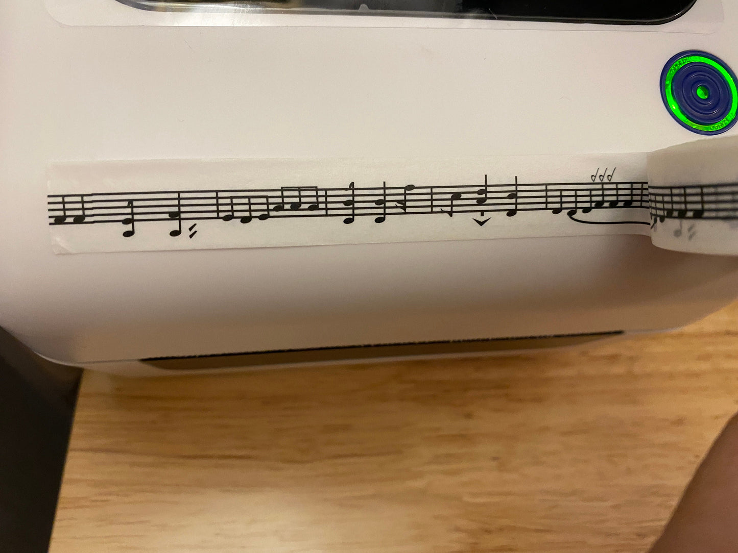 Big Roll of Musical Notes on Sheet Washi Tape, Music Notes Washi Tape roll, Music Washi tape, Adhesive Masking Tapes | Music paper