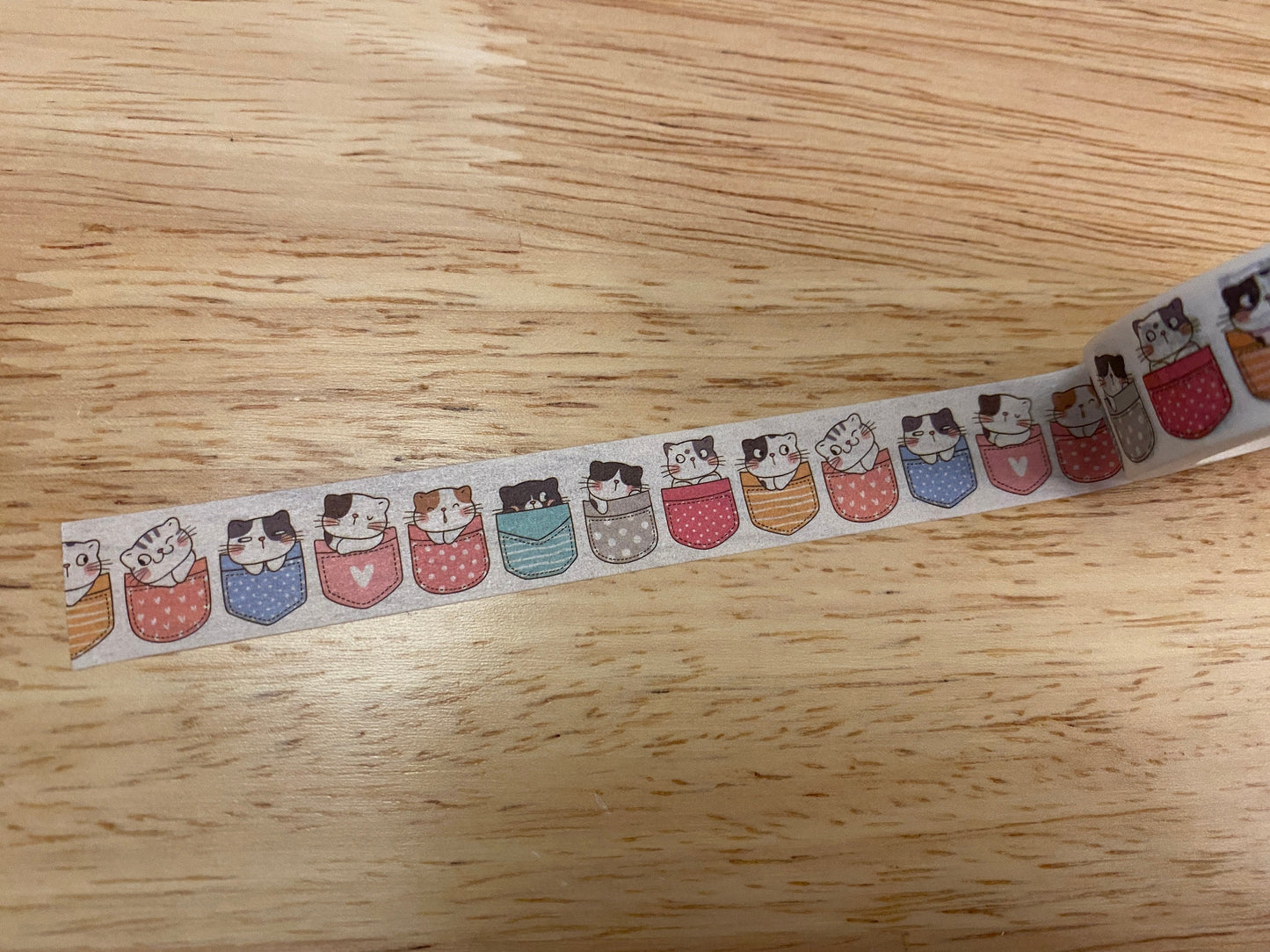Big Roll of Pocket Kitties Washi Tape