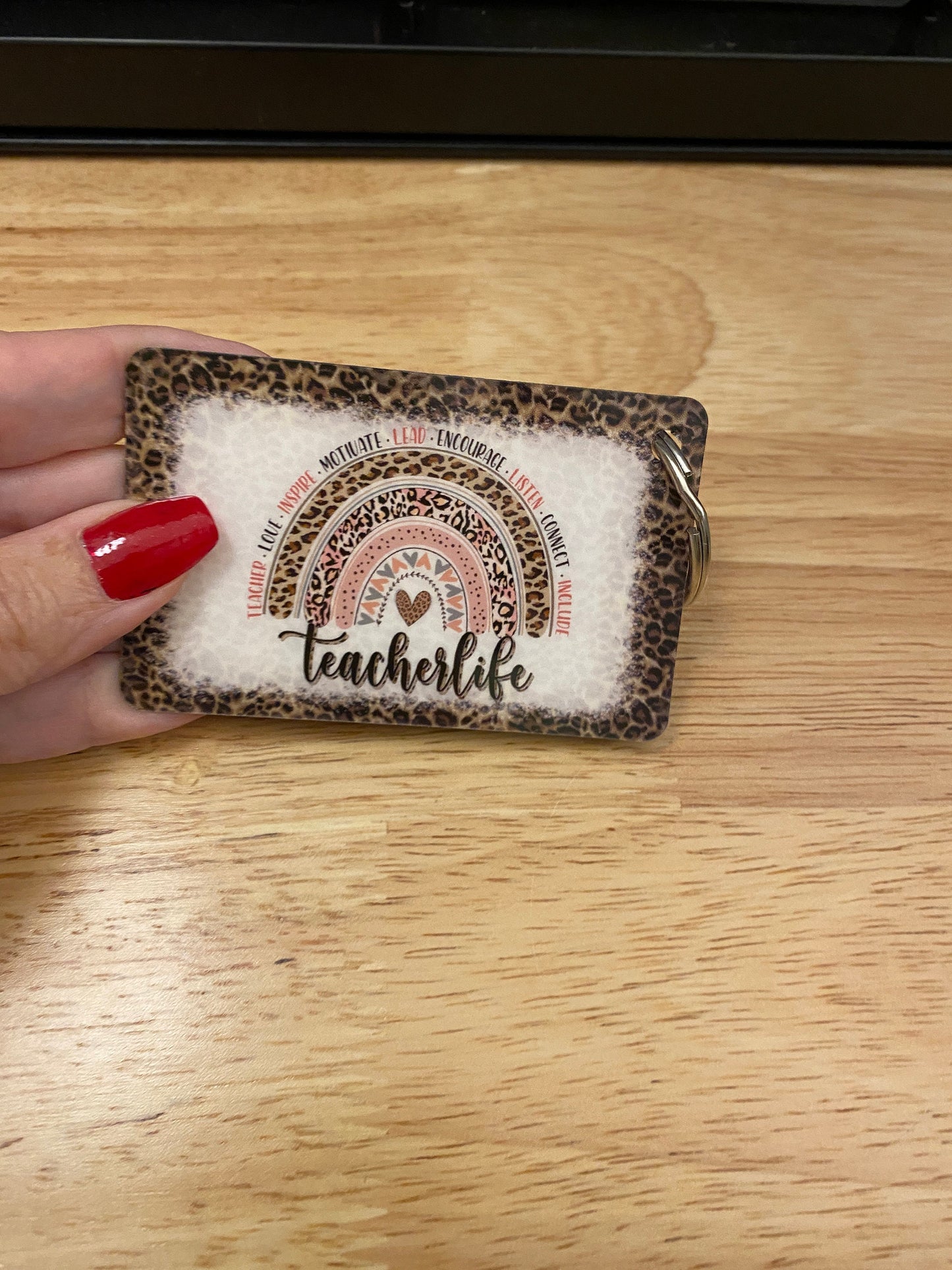 TeacherLife Key Chain Double Sided
