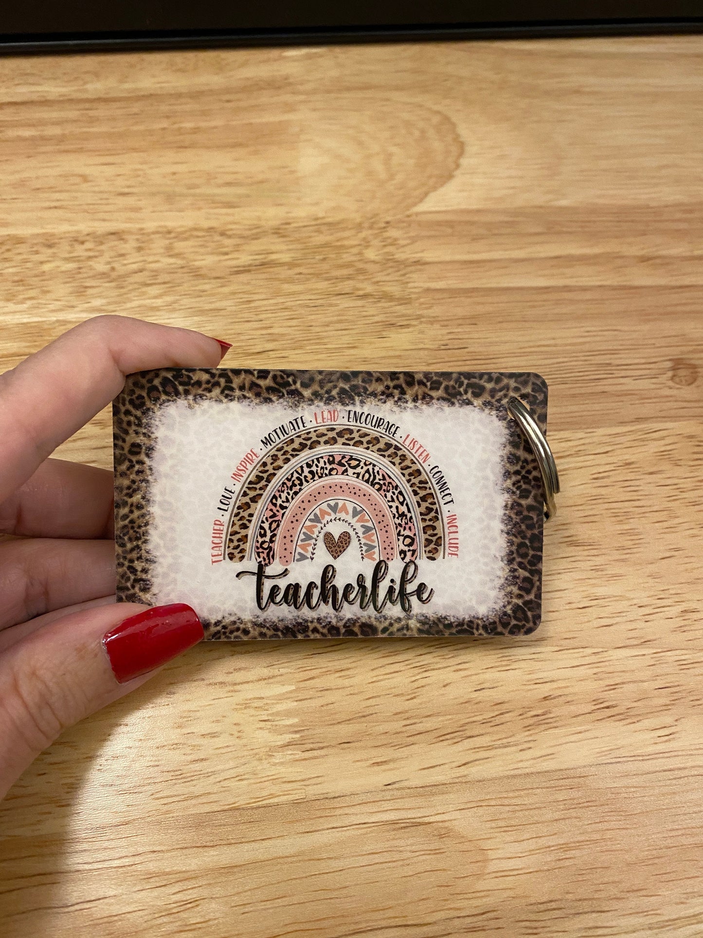 TeacherLife Key Chain Double Sided