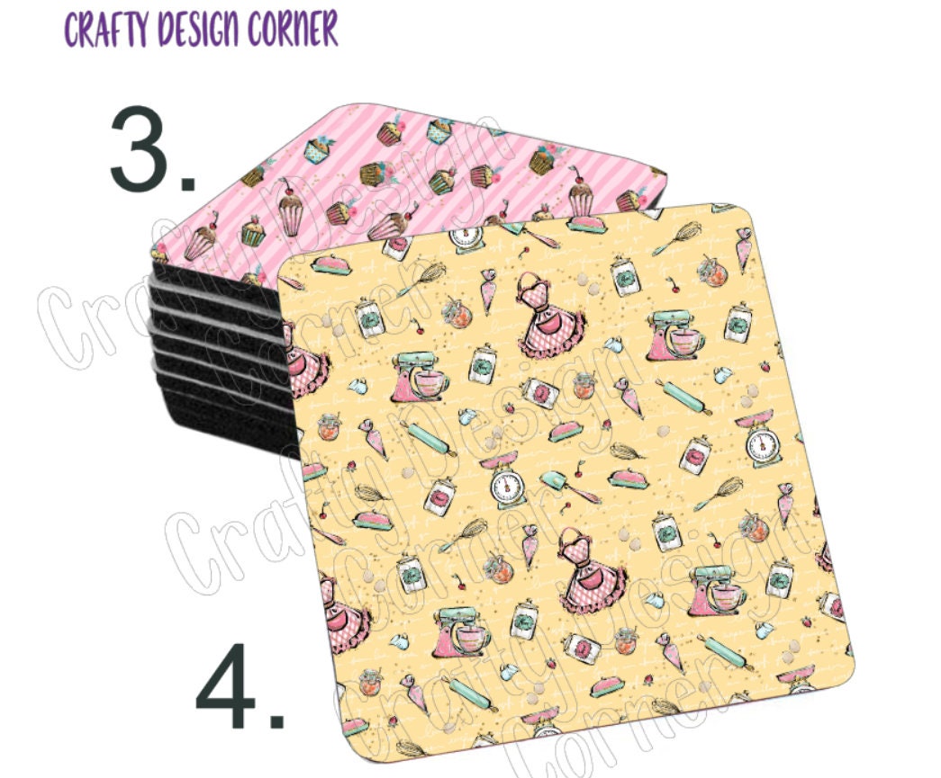Custom Baking coaster