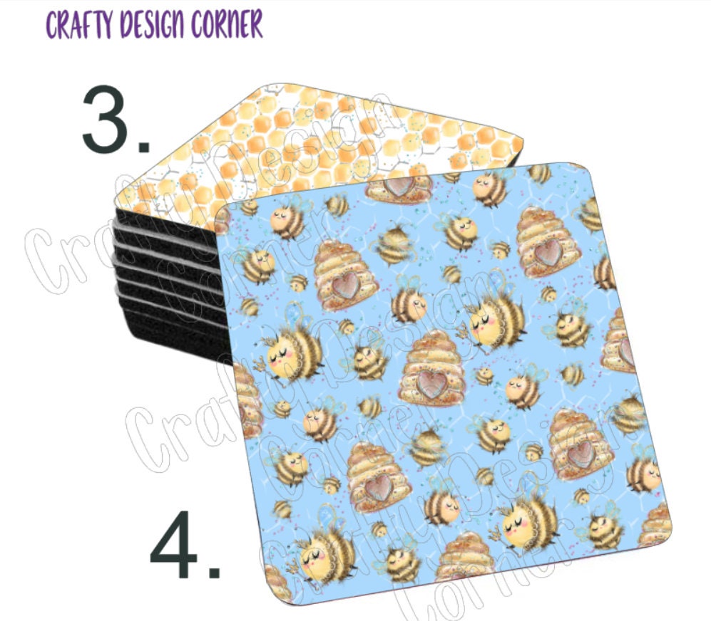 Honey Bee Coaster