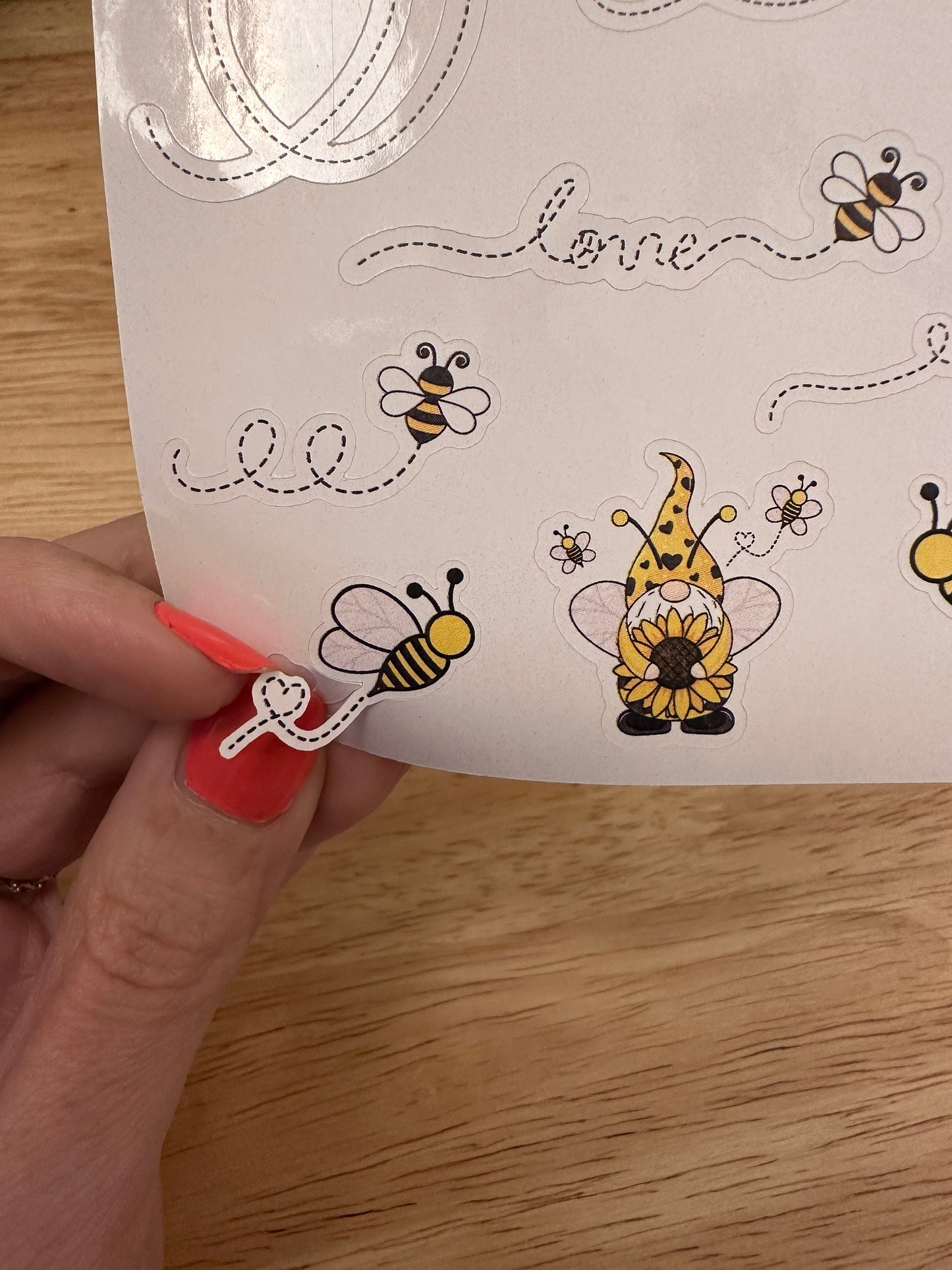 Heart Bee Trails Planner STICKER