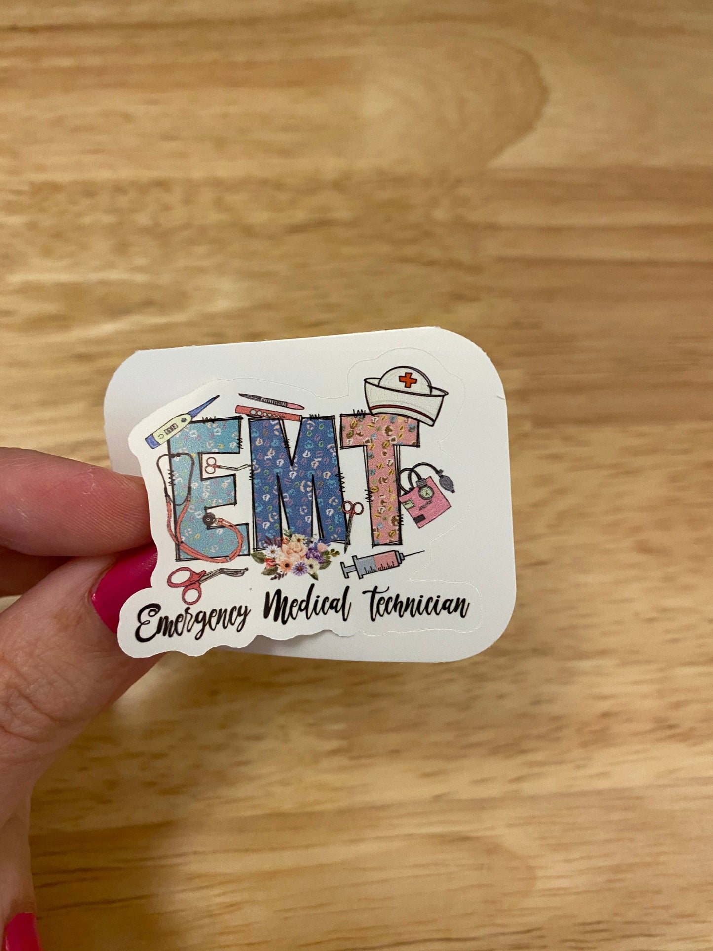 EMT Sticker, Medical STICKER, Emergency Medical Technician sticker, Cute Medical Design Sticker, Doctor Sticker