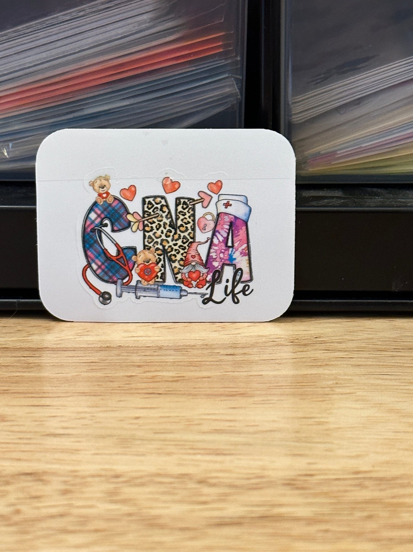 CNA Life Sticker, Certified Nurse Assistant Life Sticker, Medical STICKER, Cute Medical Design Sticker,  Nurse Life Sticker