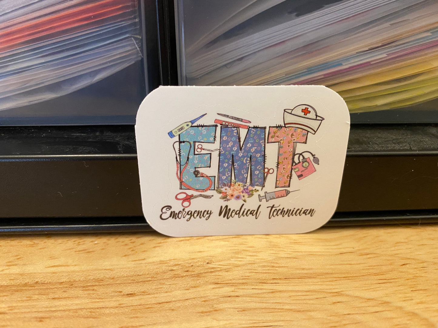 EMT Sticker, Medical STICKER, Emergency Medical Technician sticker, Cute Medical Design Sticker, Doctor Sticker
