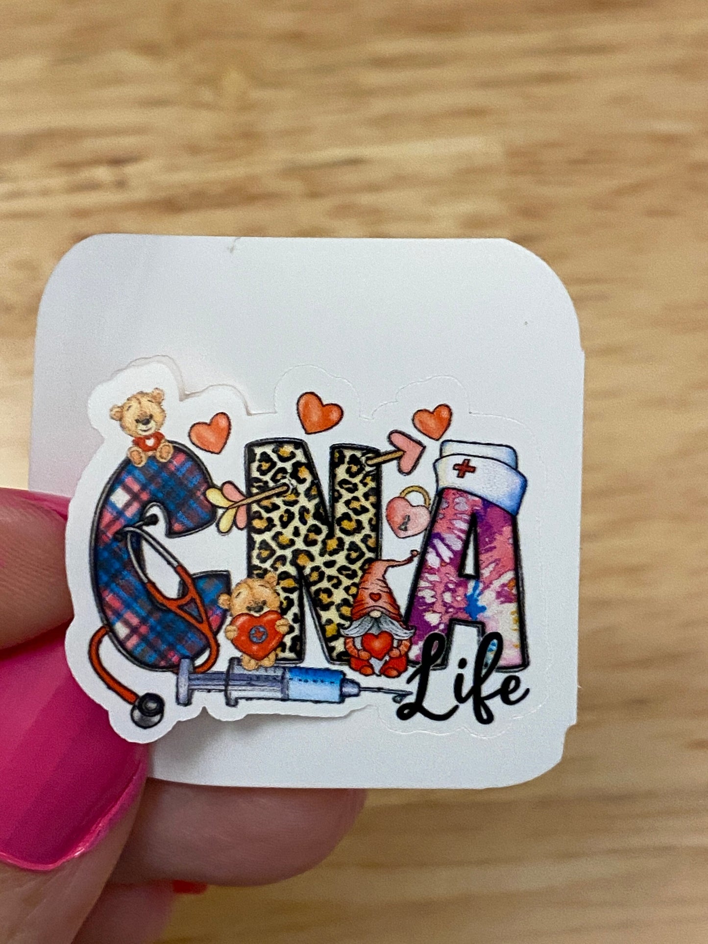 CNA Life Sticker, CNA Sticker, Medical STICKER, Cute Medical Design Sticker, Nurse Sticker