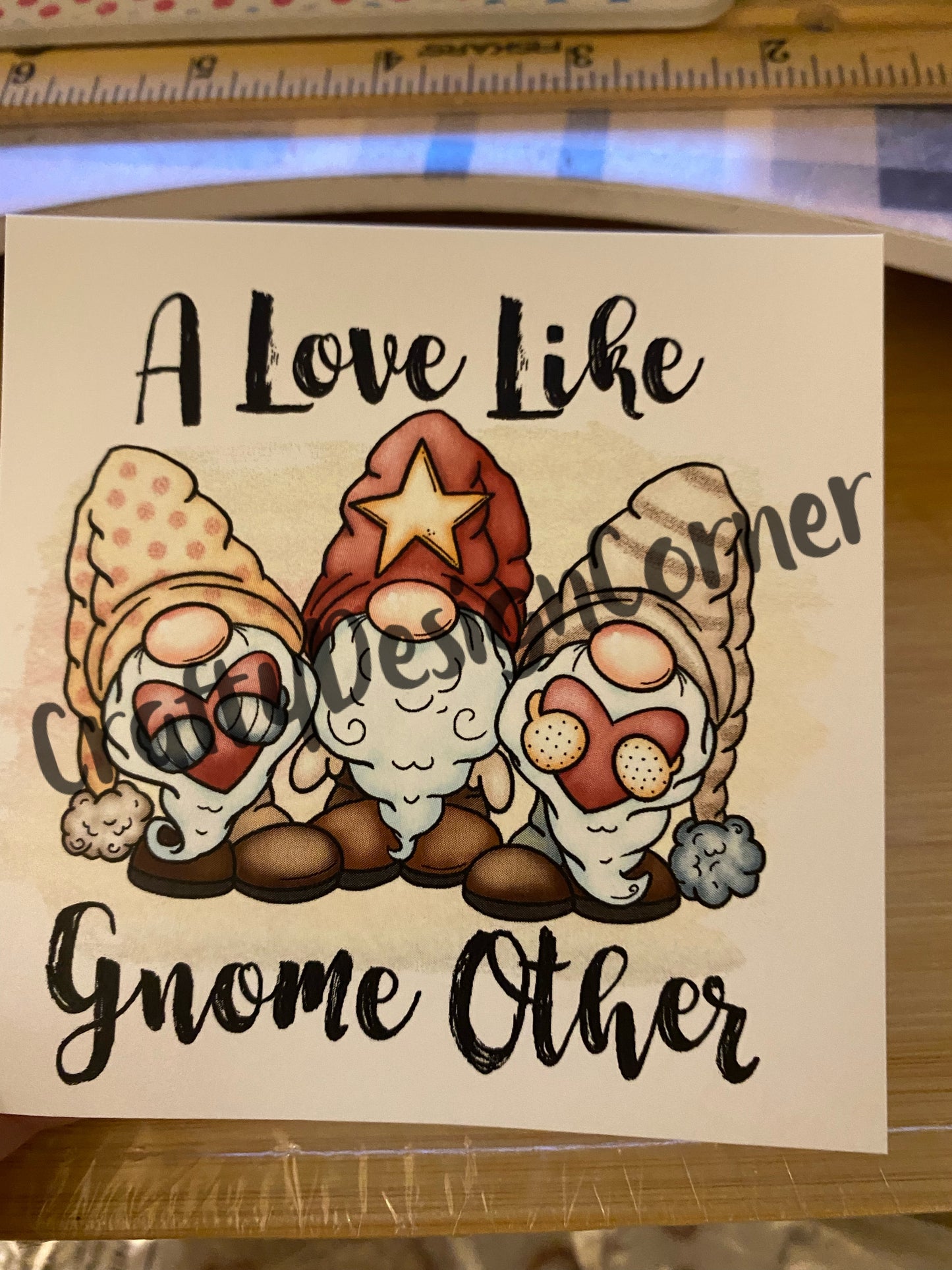A Love Like Gnome Other Clear WATER SLIDE