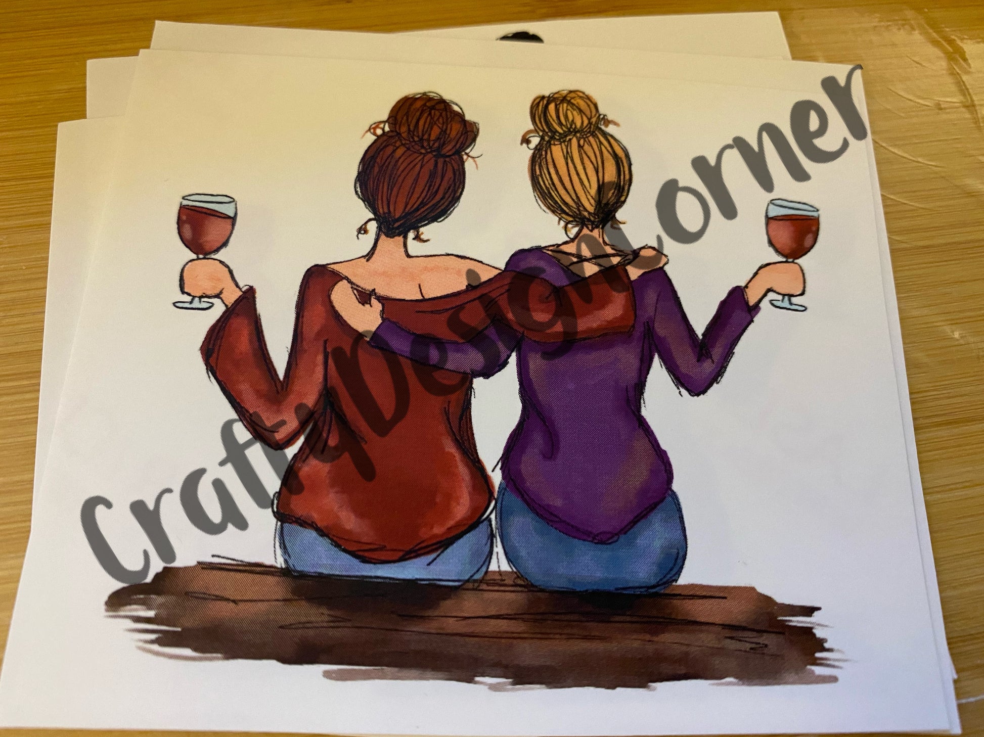 Red head and blonde BFF