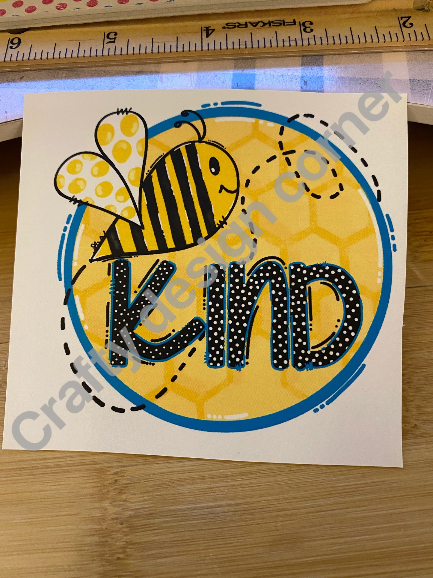 Bee Kind Clear WATER SLIDE