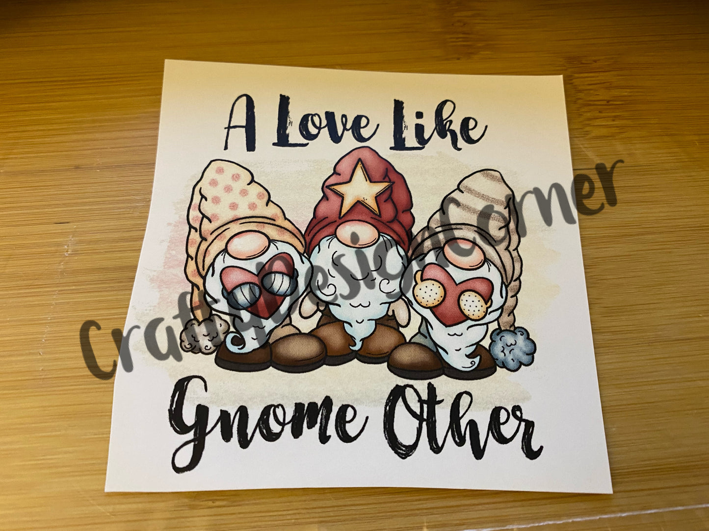 A Love Like Gnome Other Clear WATER SLIDE