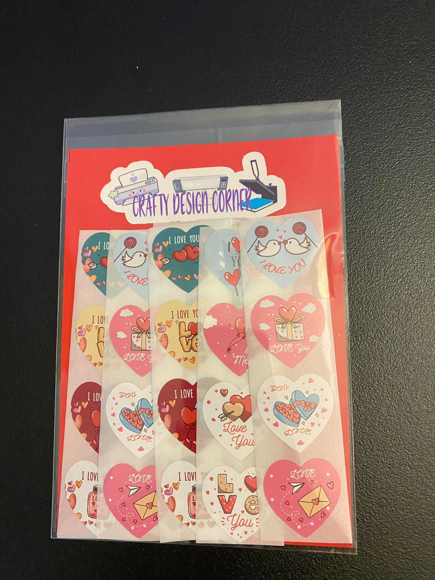 32 pcs I love you Sticker Pack