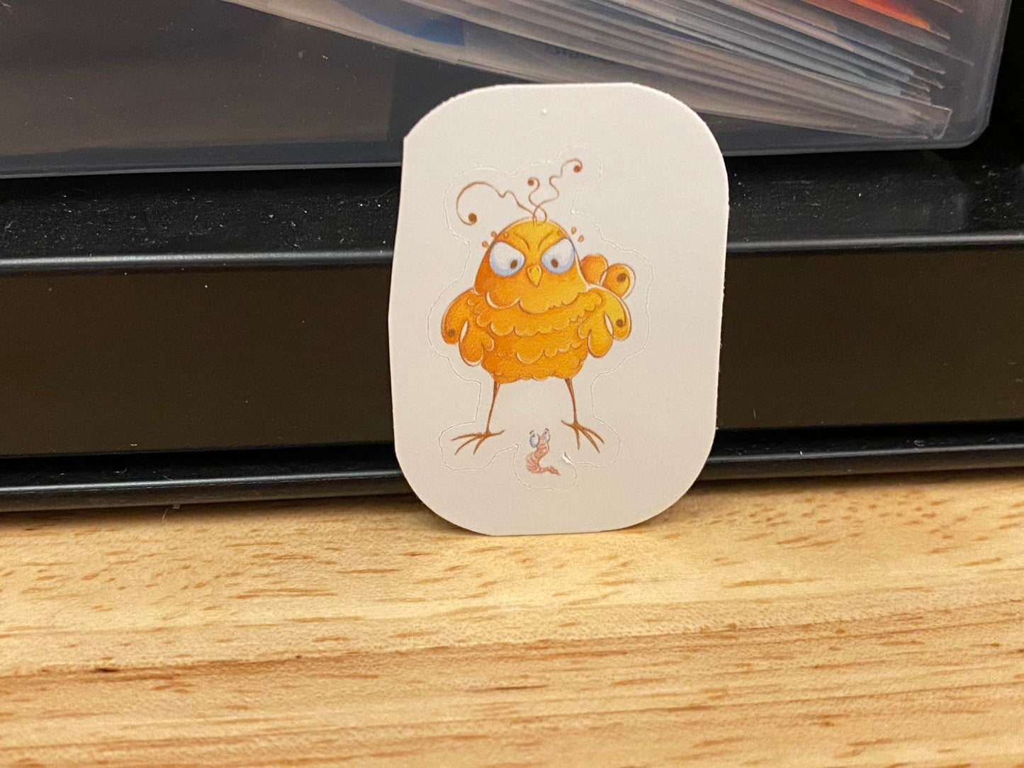Angry Baby Chick STICKER